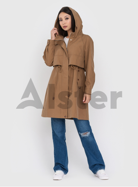 Женский тренч с капюшоном Clasna Joy