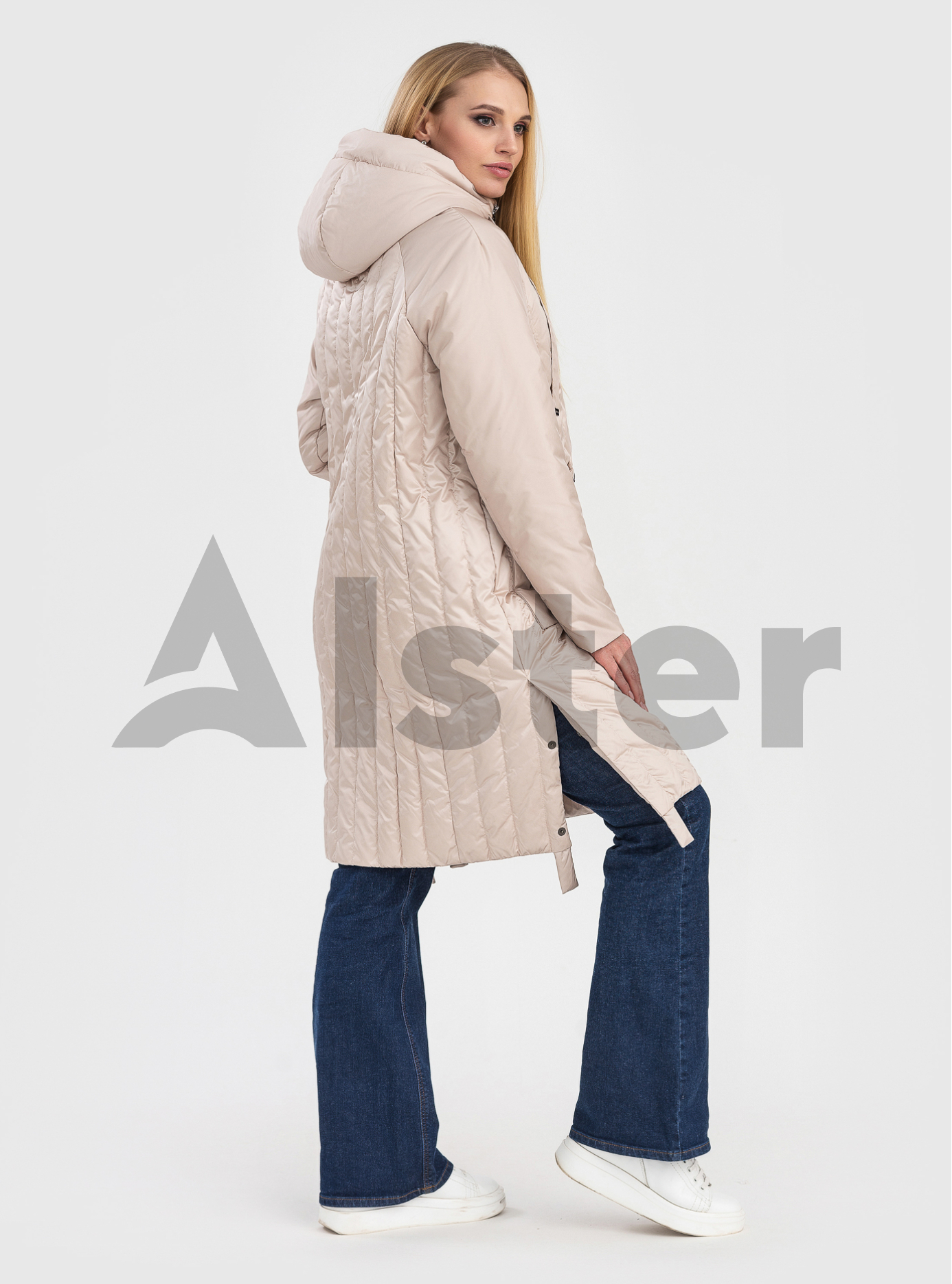 Женский демисезонный плащ Mishele 905 Молоко 52 (MSH905-07): фото - Alster.ua