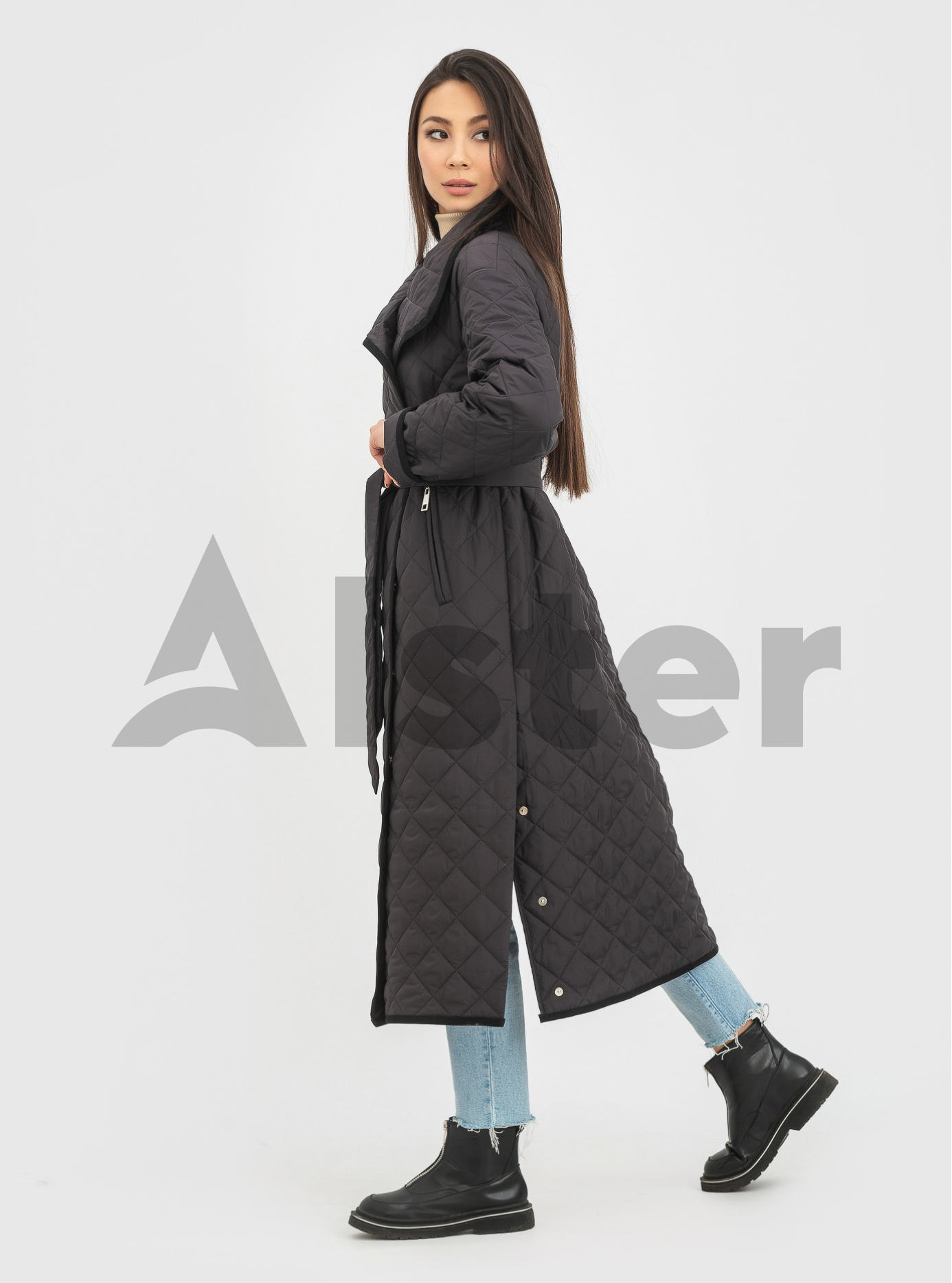 Демисезонное женское пальто Snow Owl 22C601 Тёмно-коричневый S (22C601-04): фото - Alster.ua