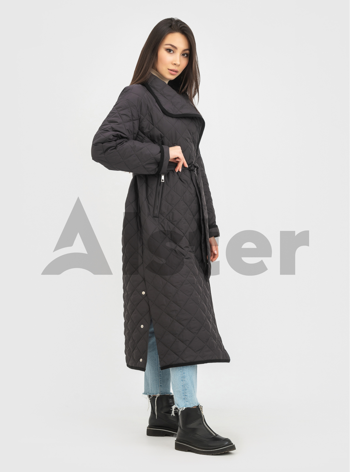 Демисезонное женское пальто Snow Owl 22C601 Тёмно-коричневый S (22C601-04): фото - Alster.ua