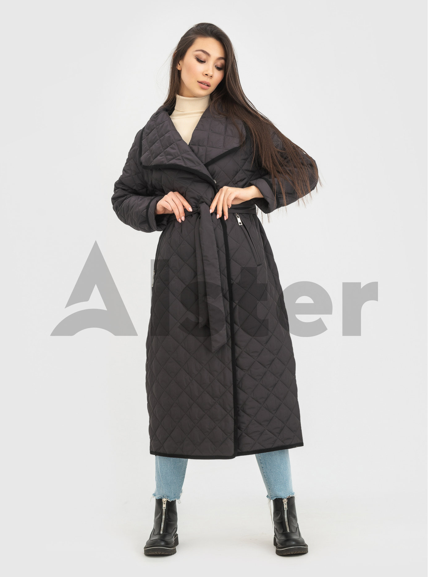 Демисезонное женское пальто Snow Owl 22C601 Тёмно-коричневый S (22C601-04): фото - Alster.ua