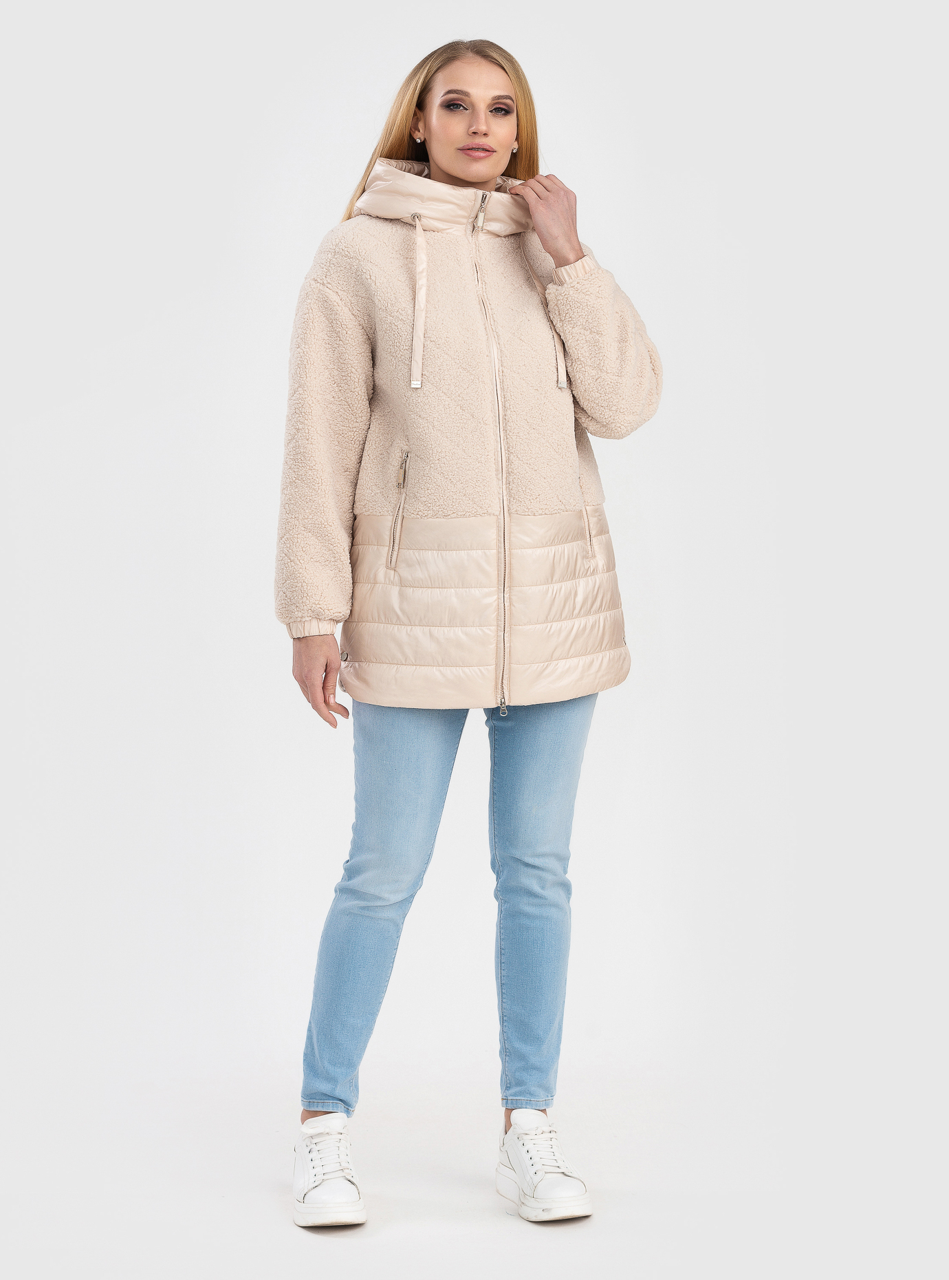 Женская демисезонная куртка Snow Owl 22C626 Молочный L (22C626-16): фото - Alster.ua