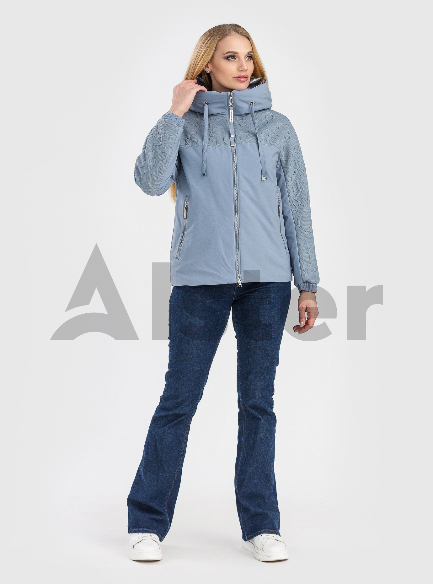Куртка женская весна/осень Snow Owl 22C669 Серо-голубой XL (22C669-13): фото - Alster.ua