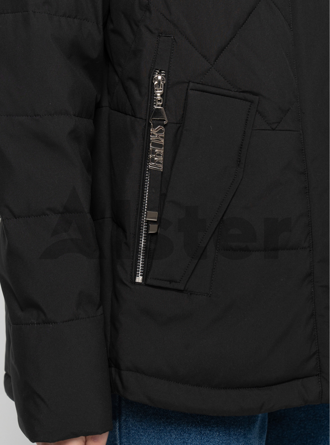 Короткая демисезонная женская куртка 22205 Meajiateer Чёрный S (MJ22205-01): фото - Alster.ua