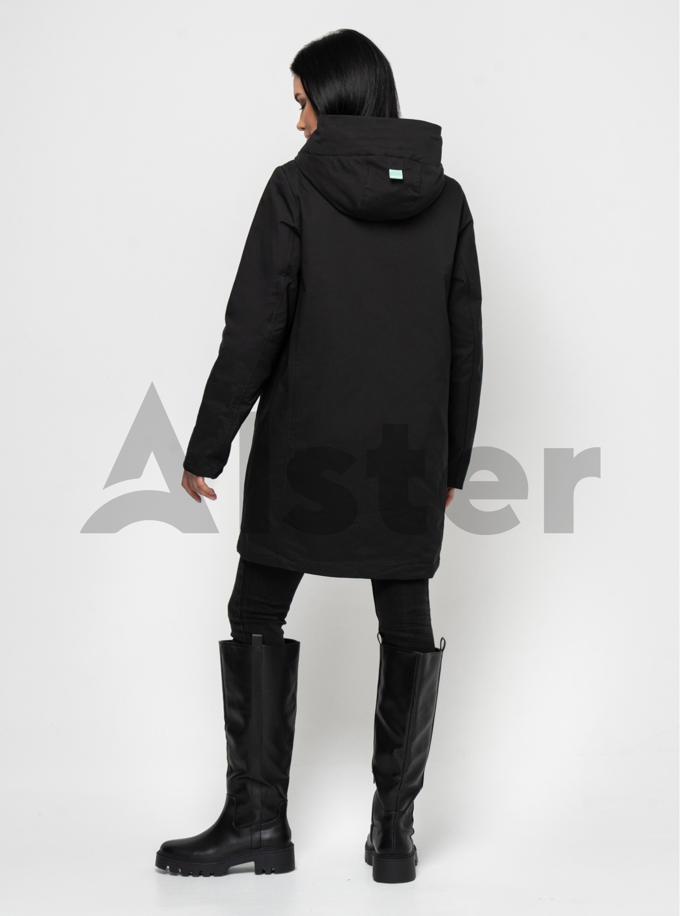 Удлинённая куртка весна/осень 985 Olanmear Чёрный M (OLN985-02): фото - Alster.ua