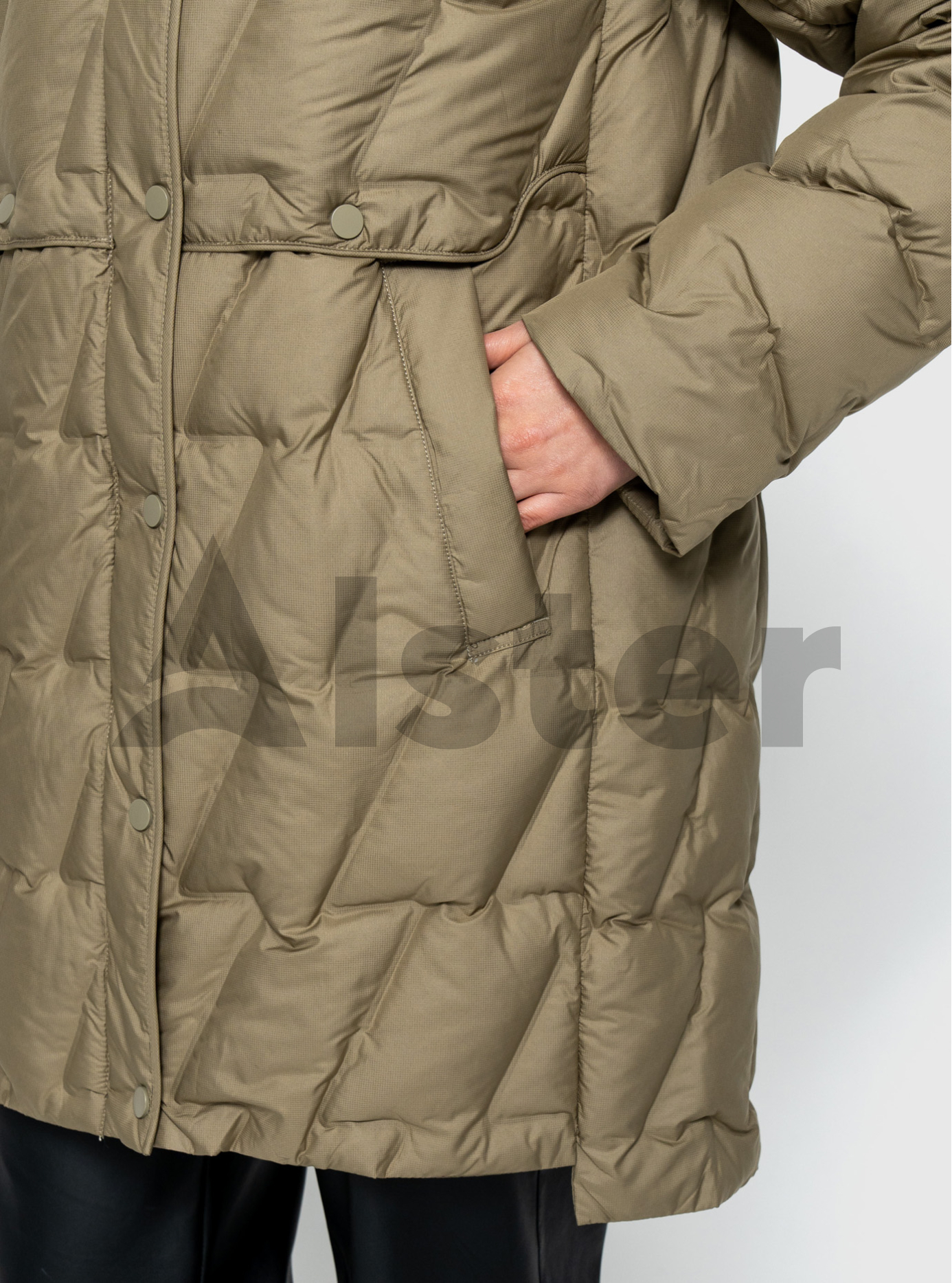 Женская куртка 109 Snow Owl средней длины Хаки S (24C109-06): фото - Alster.ua
