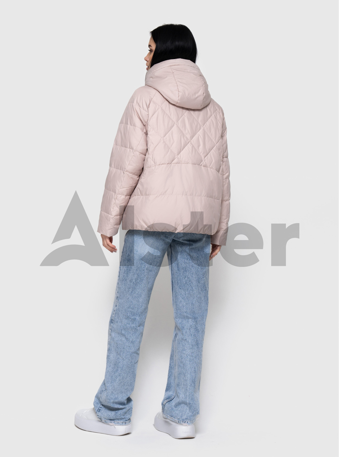 Женская куртка на весну и осень Meajiateer 2503 Пудровый M (MJ2503-12): фото - Alster.ua