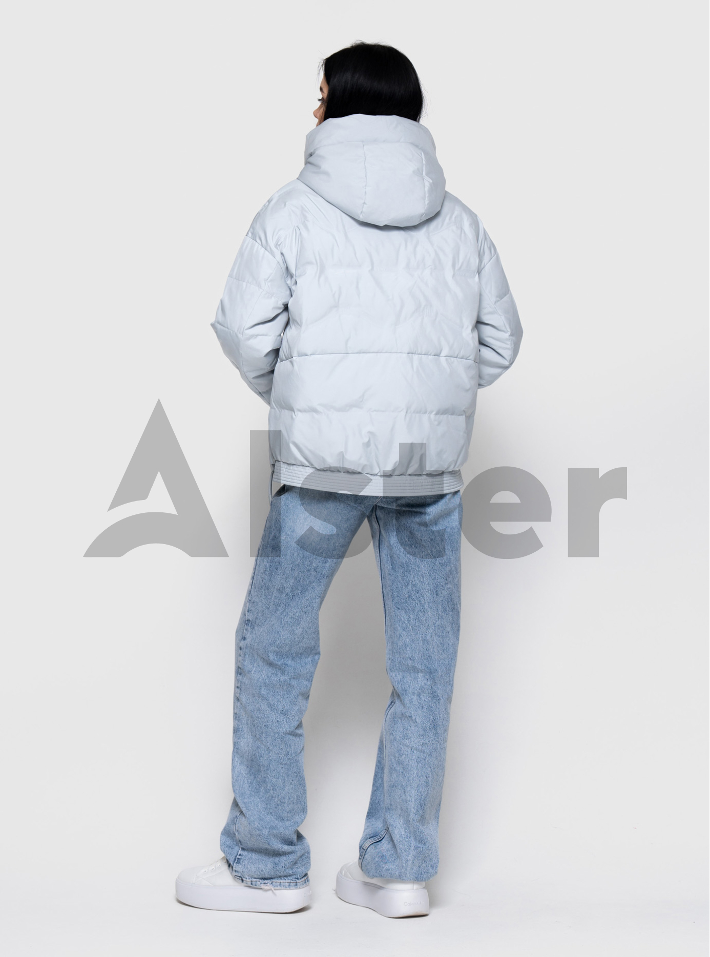 Женская демисезонная куртка Meajiateer 2510 Голубой M (MJ2510-17): фото - Alster.ua