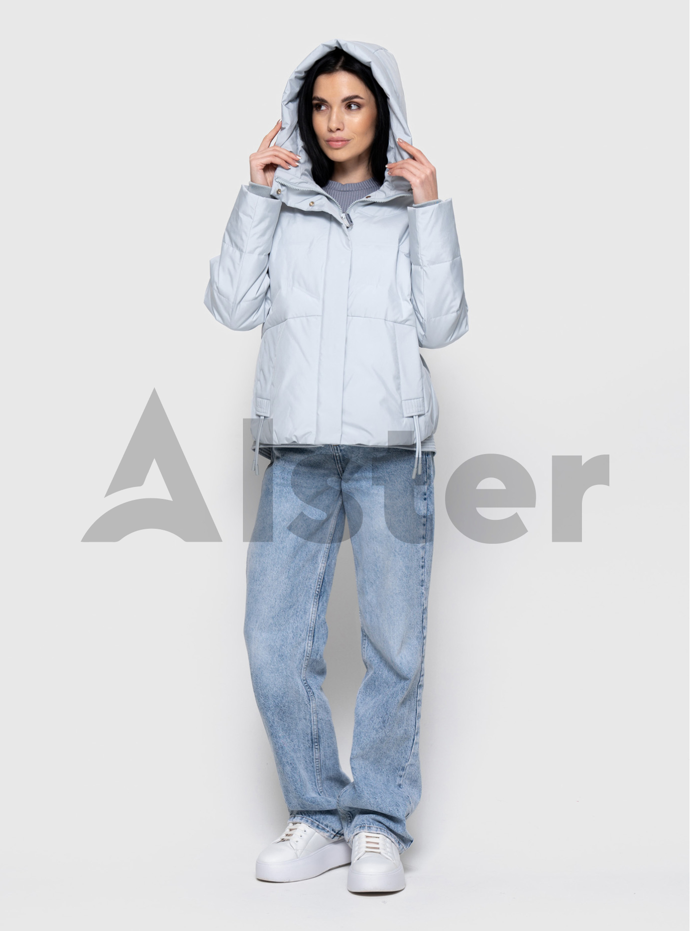 Женская демисезонная куртка Meajiateer 2510 Голубой M (MJ2510-17): фото - Alster.ua