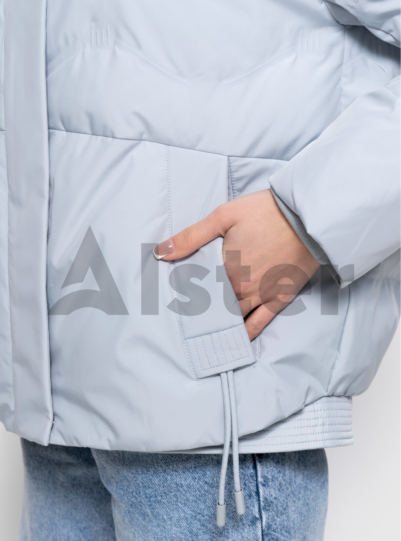 Женская демисезонная куртка Meajiateer 2510 Голубой M (MJ2510-17): фото - Alster.ua