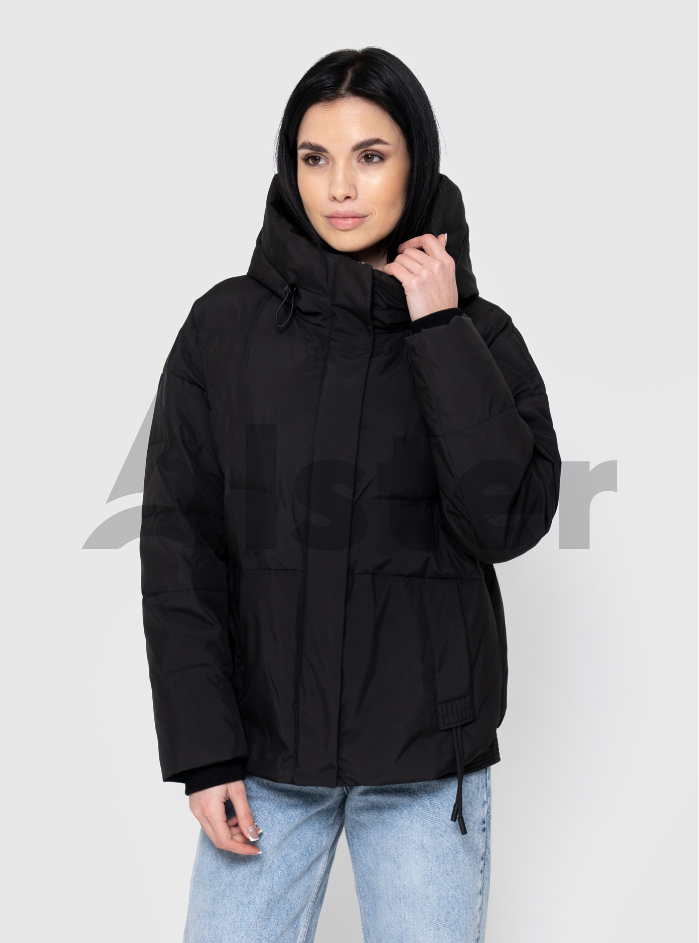 Женская демисезонная куртка Meajiateer 2510 Чёрный 2XL (MJ2510-10): фото - Alster.ua