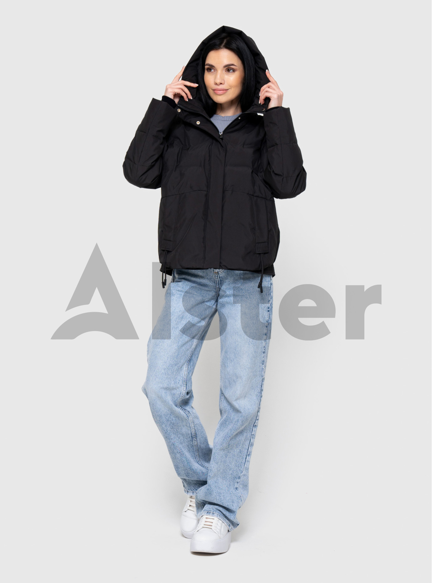 Женская демисезонная куртка Meajiateer 2510 Чёрный 2XL (MJ2510-10): фото - Alster.ua