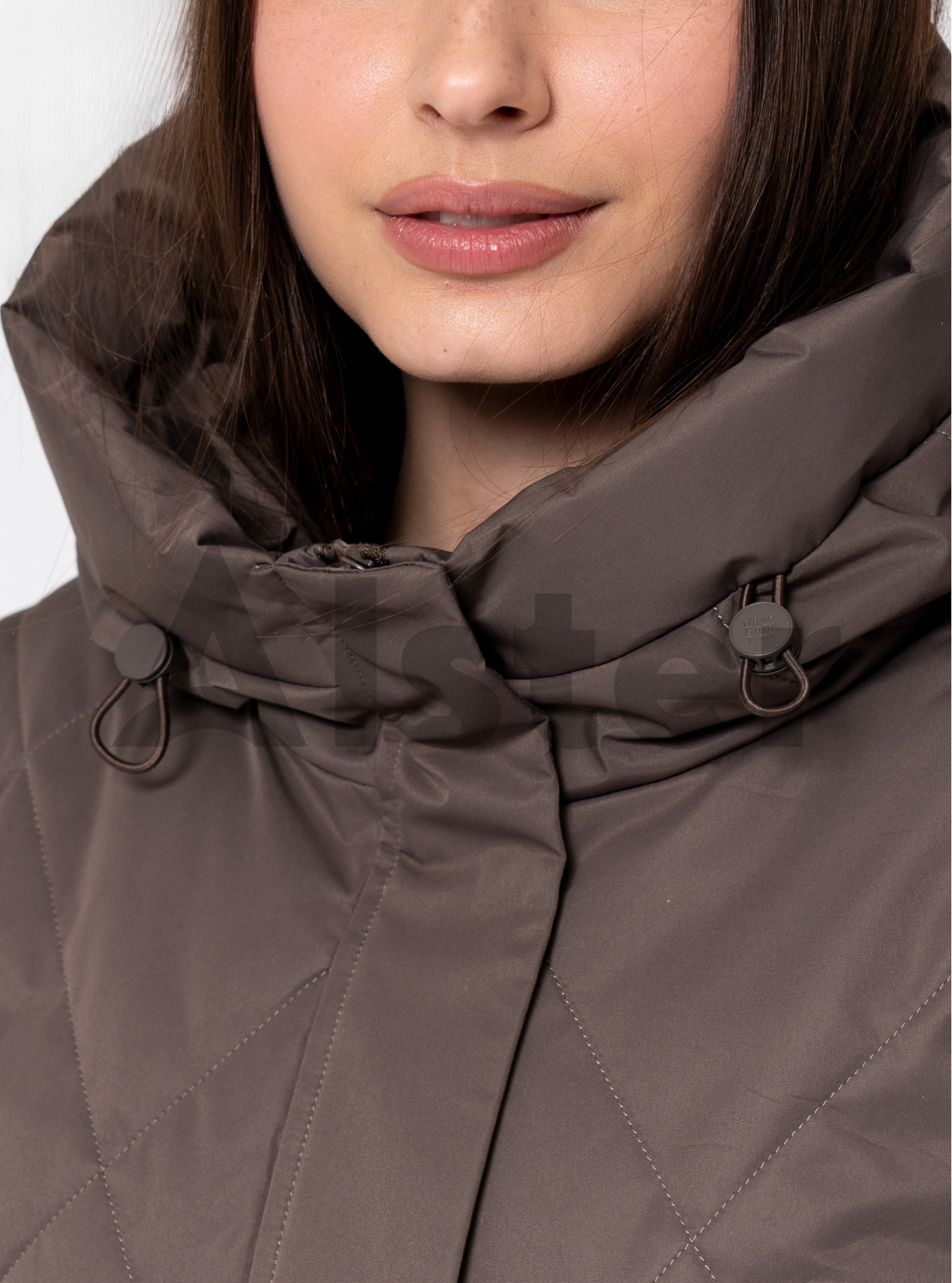 Женская демисезонная куртка Meajiateer 2557 (большие размеры) Визон 5XL (MJ2557-11): фото - Alster.ua