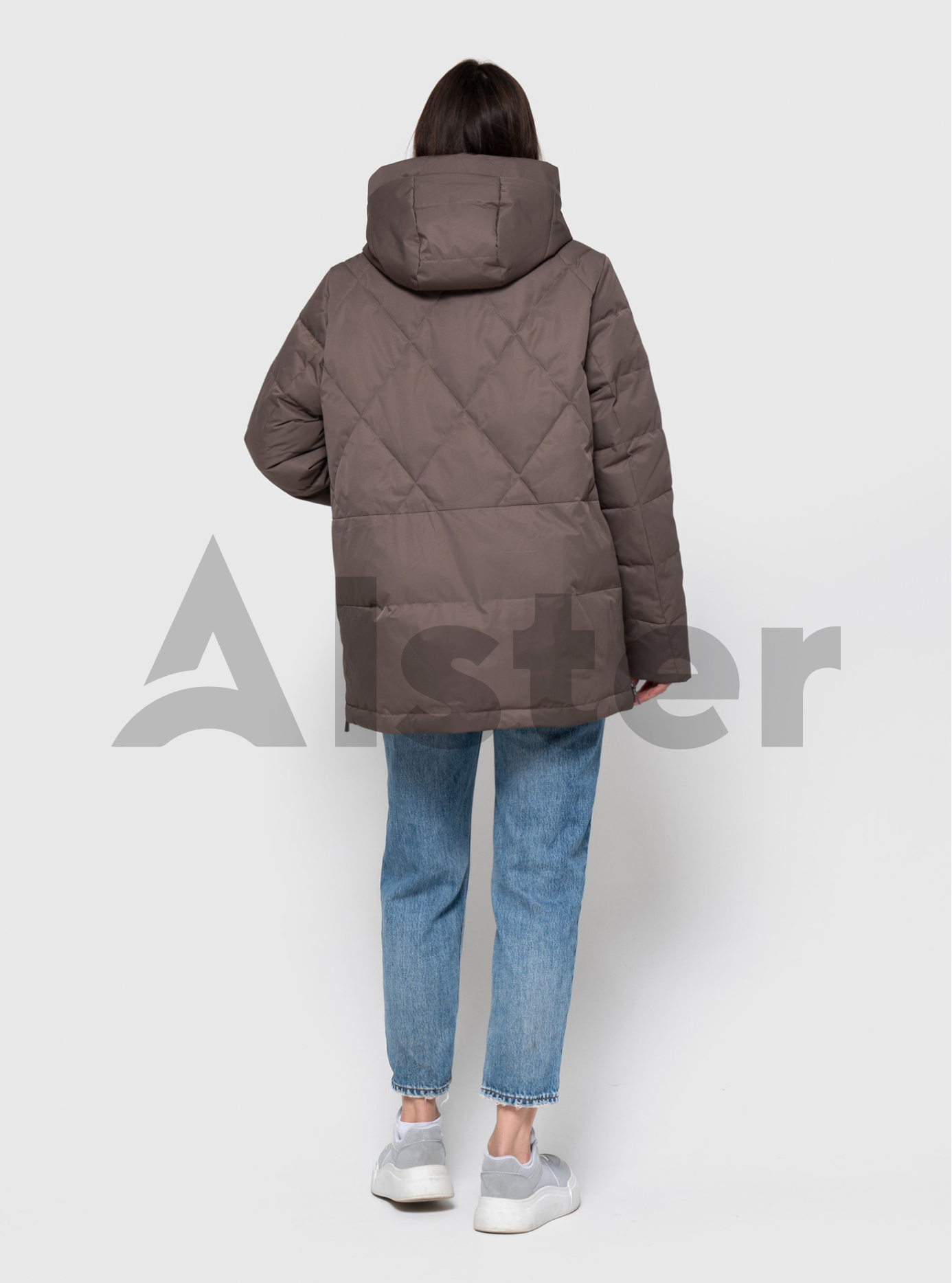 Женская демисезонная куртка Meajiateer 2557 (большие размеры) Визон 5XL (MJ2557-11): фото - Alster.ua