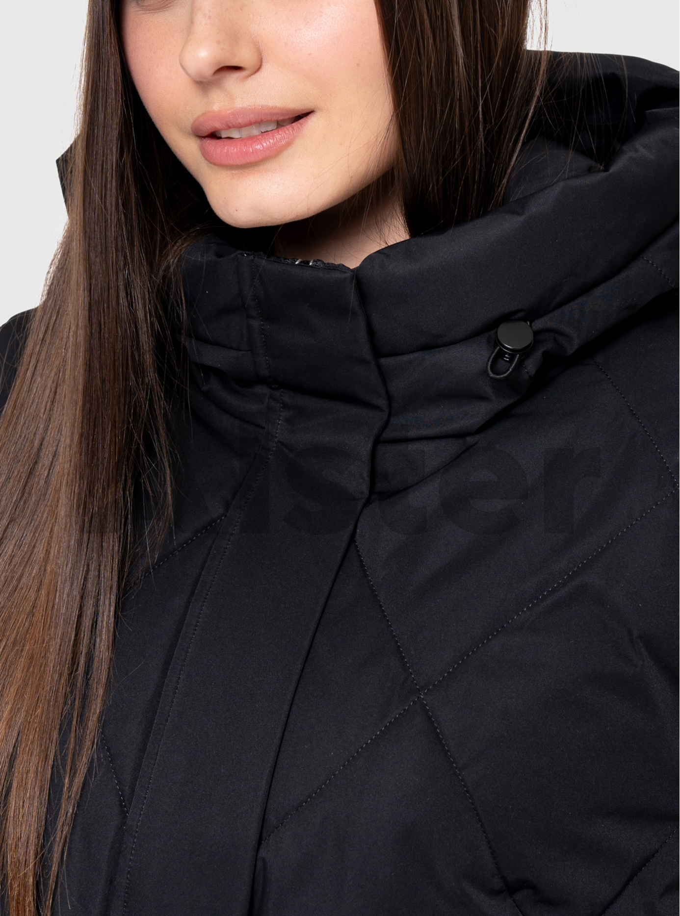 Женская демисезонная куртка Meajiateer 2557 (большие размеры) Чёрный 5XL (MJ2557-17): фото - Alster.ua