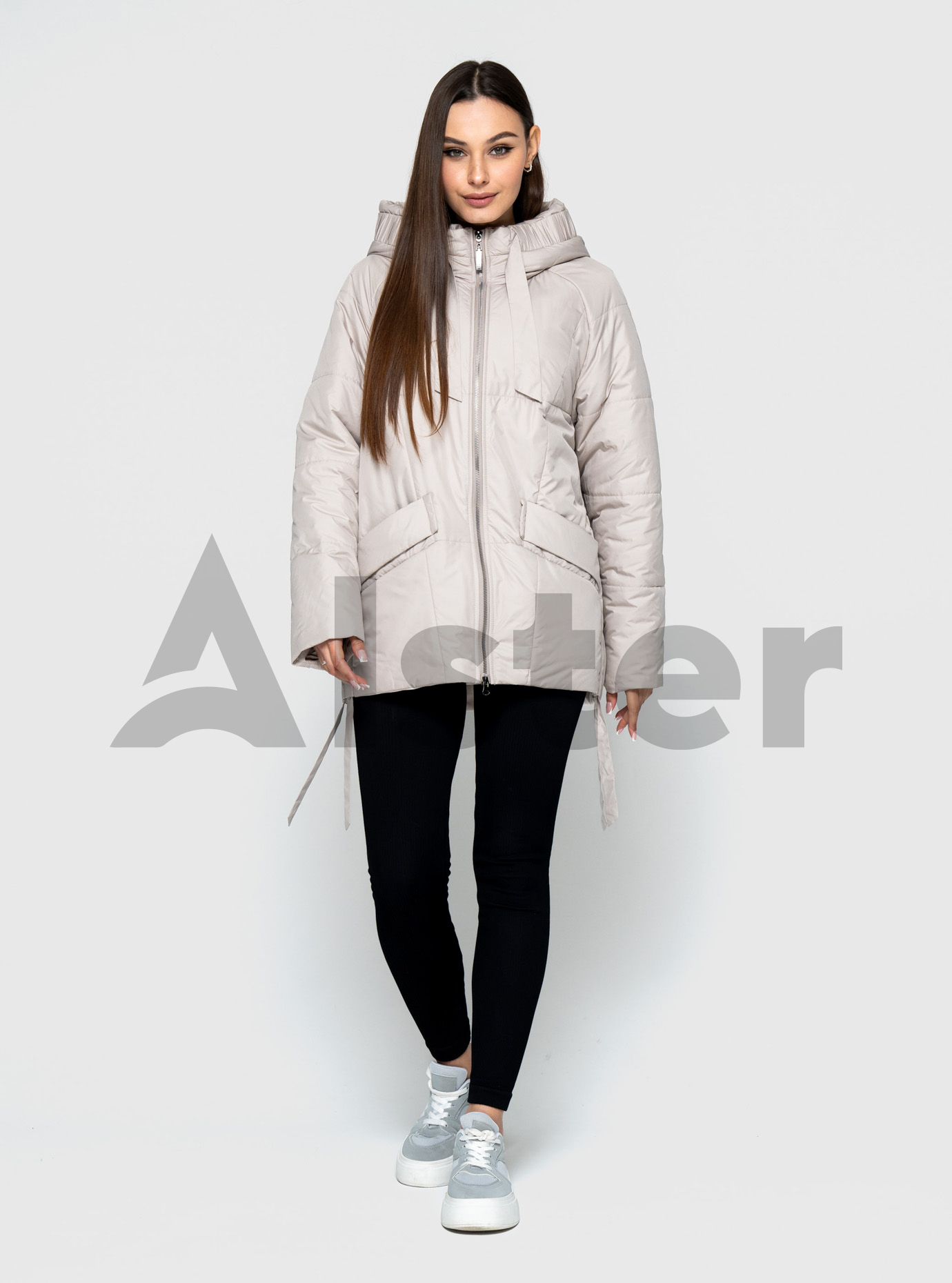 Демисезонная женская куртка 2418 Morango Жемчужный 56 (M2418-22): фото - Alster.ua