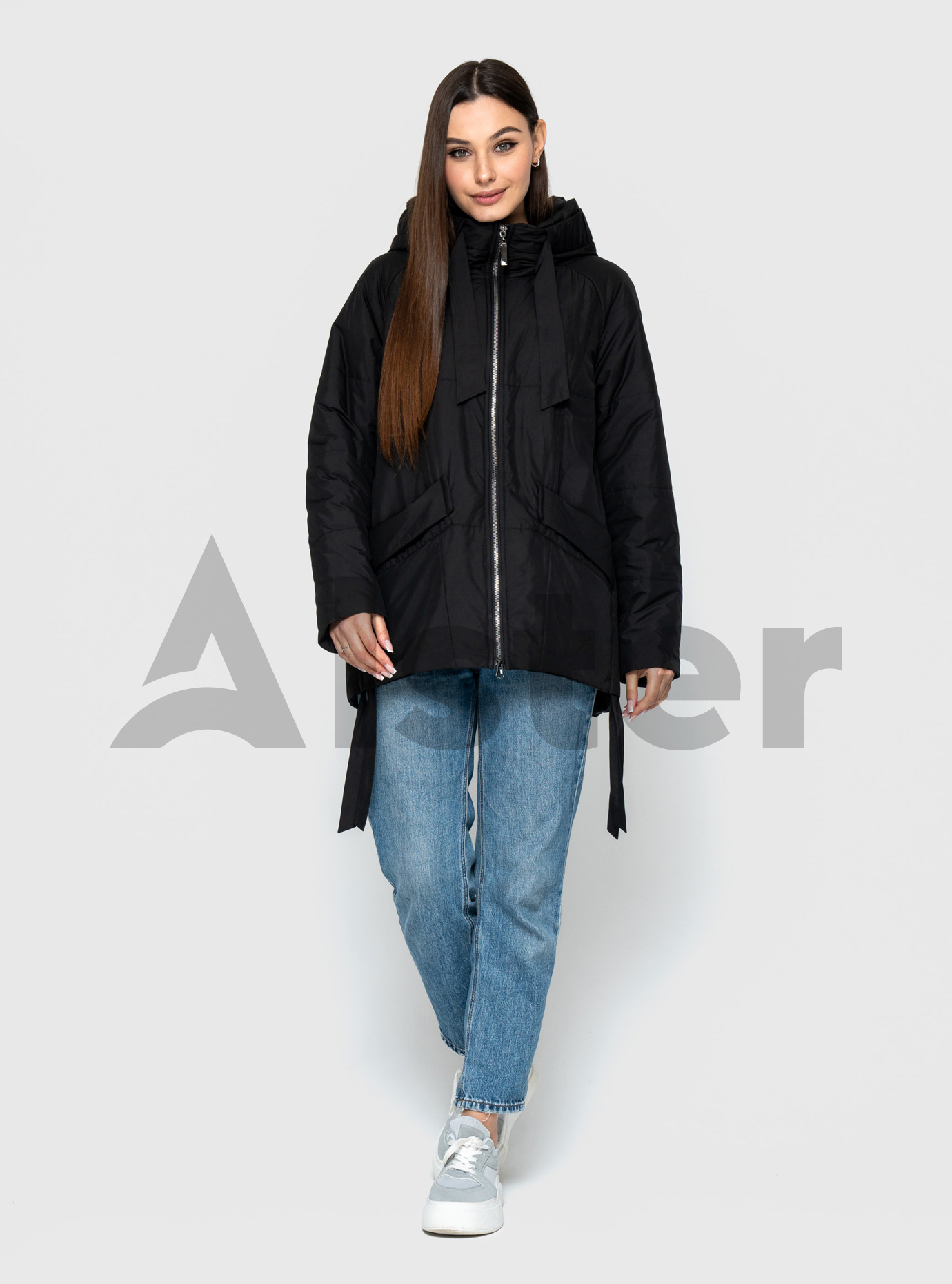 Демисезонная женская куртка 2418 Morango Чёрный 50 (M2418-03): фото - Alster.ua