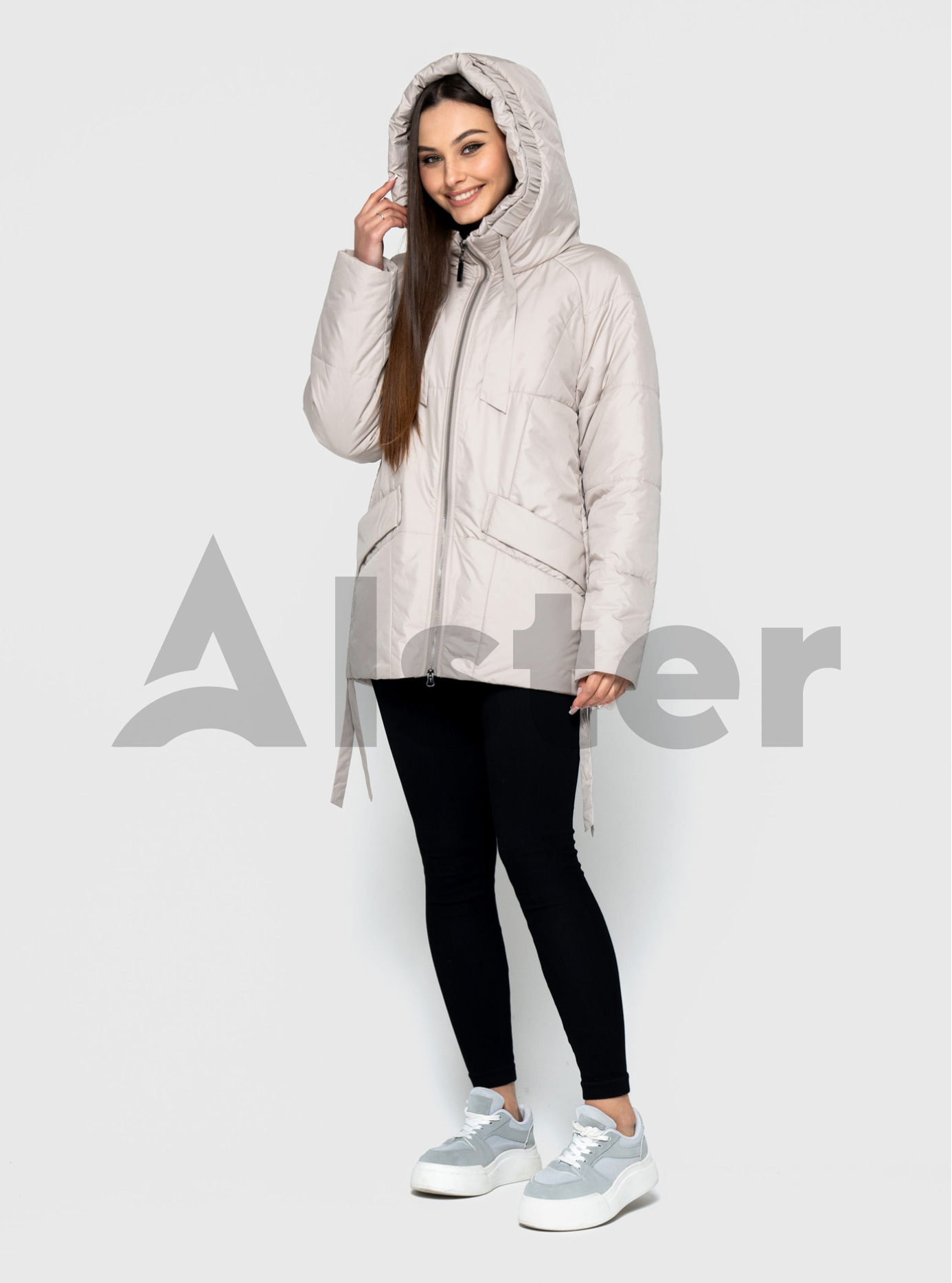 Демисезонная женская куртка 2418 Morango Жемчужный 56 (M2418-22): фото - Alster.ua