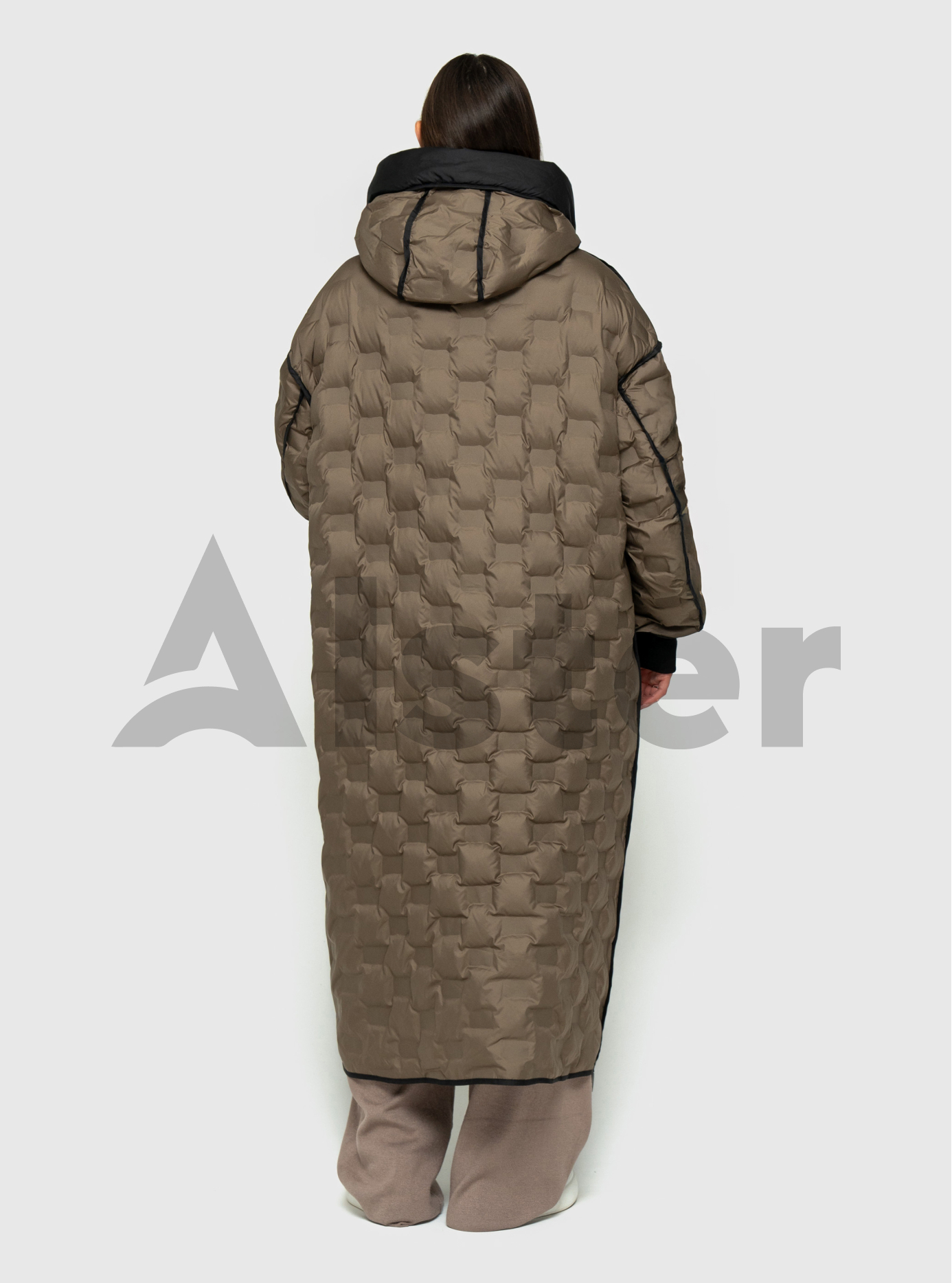 Длинное двустороннее женское пальто 8915 Morango Чёрный 46 (M8915-06): фото - Alster.ua