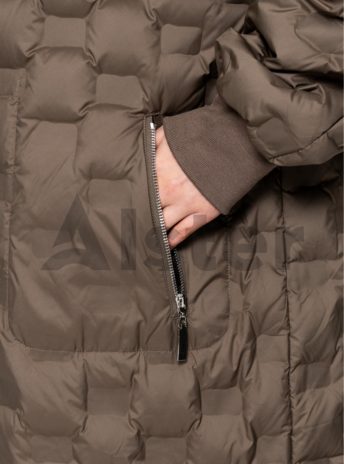 Длинное двустороннее женское пальто 8915 Morango Бронзовый 46 (M8915-01): фото - Alster.ua