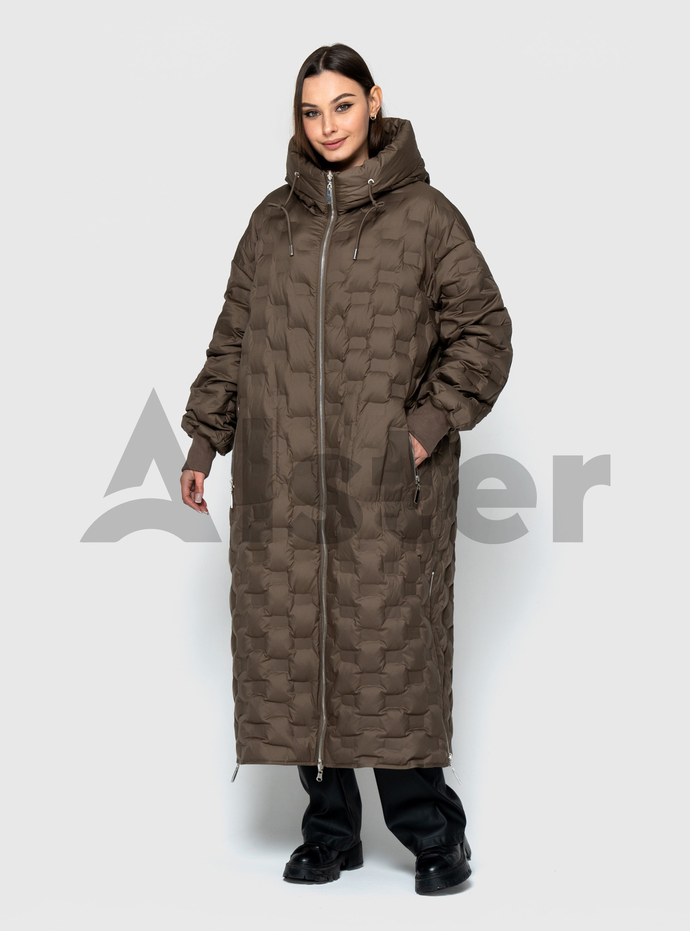 Длинное двустороннее женское пальто 8915 Morango Бронзовый 52 (M8915-04): фото - Alster.ua Длинное двустороннее женское пальто 8915 Morango Бронзовый 52 (M8915-04): фото - Alster.ua