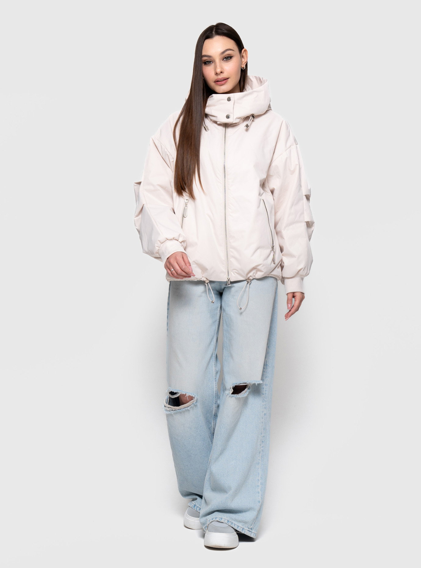 Короткая женская куртка 25C345 Snow Owl весна/осень Бежевый L (25C345-06): фото - Alster.ua Короткая женская куртка 25C345 Snow Owl весна/осень Бежевый L (25C345-06): фото - Alster.ua