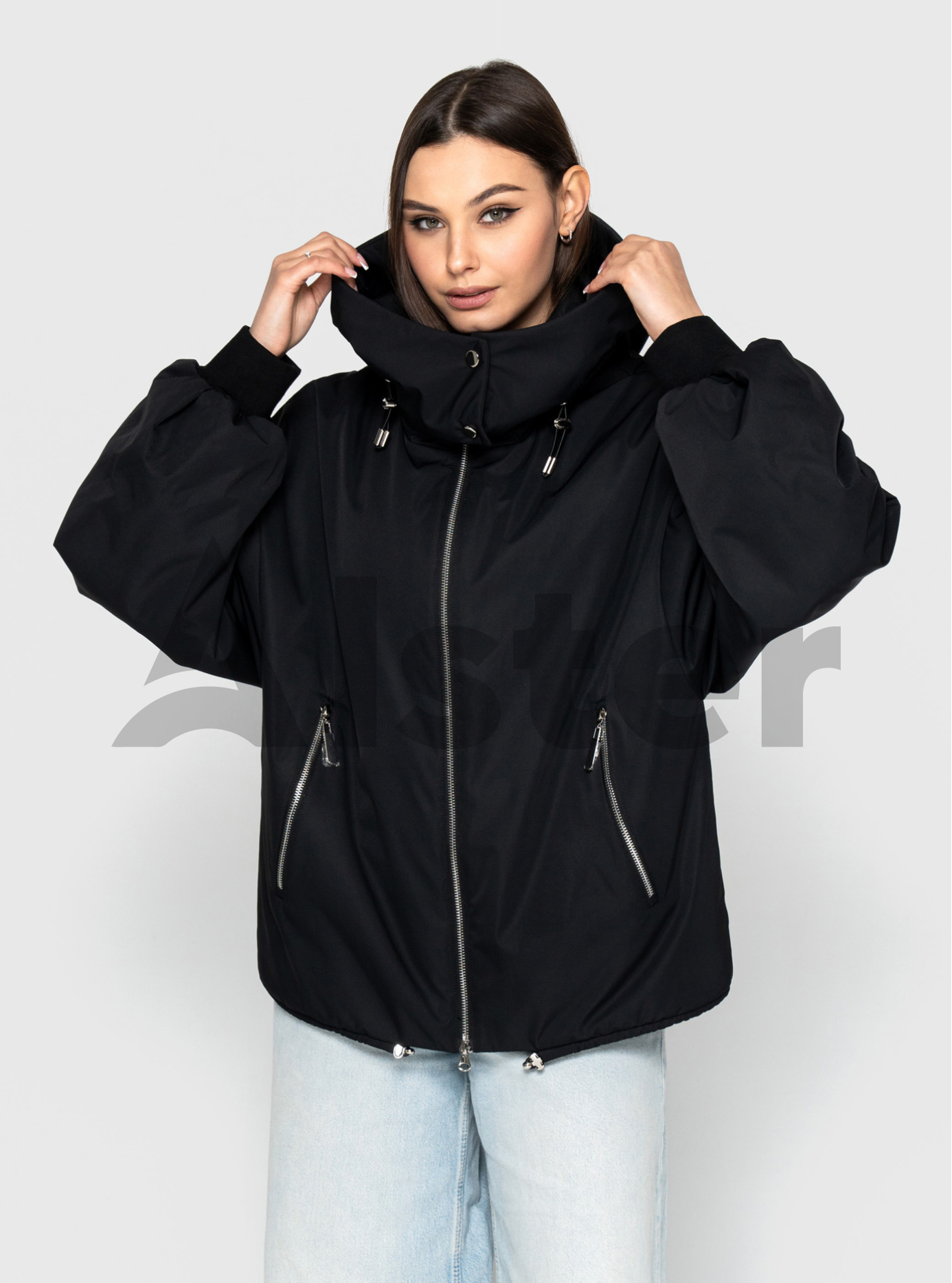Короткая женская куртка 25C345 Snow Owl весна/осень Чёрный S (25C345-01): фото - Alster.ua