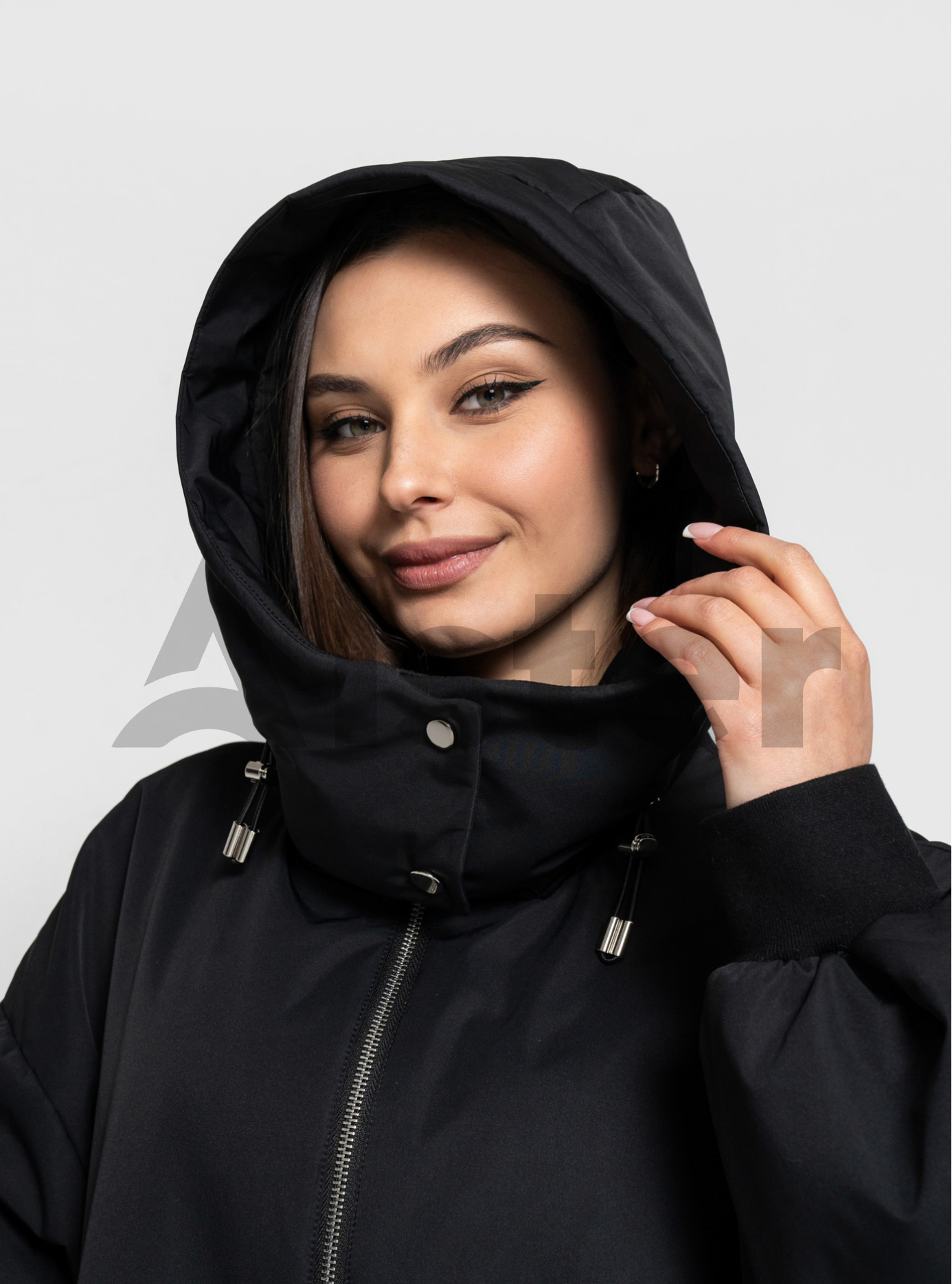 Короткая женская куртка 25C345 Snow Owl весна/осень Чёрный S (25C345-01): фото - Alster.ua