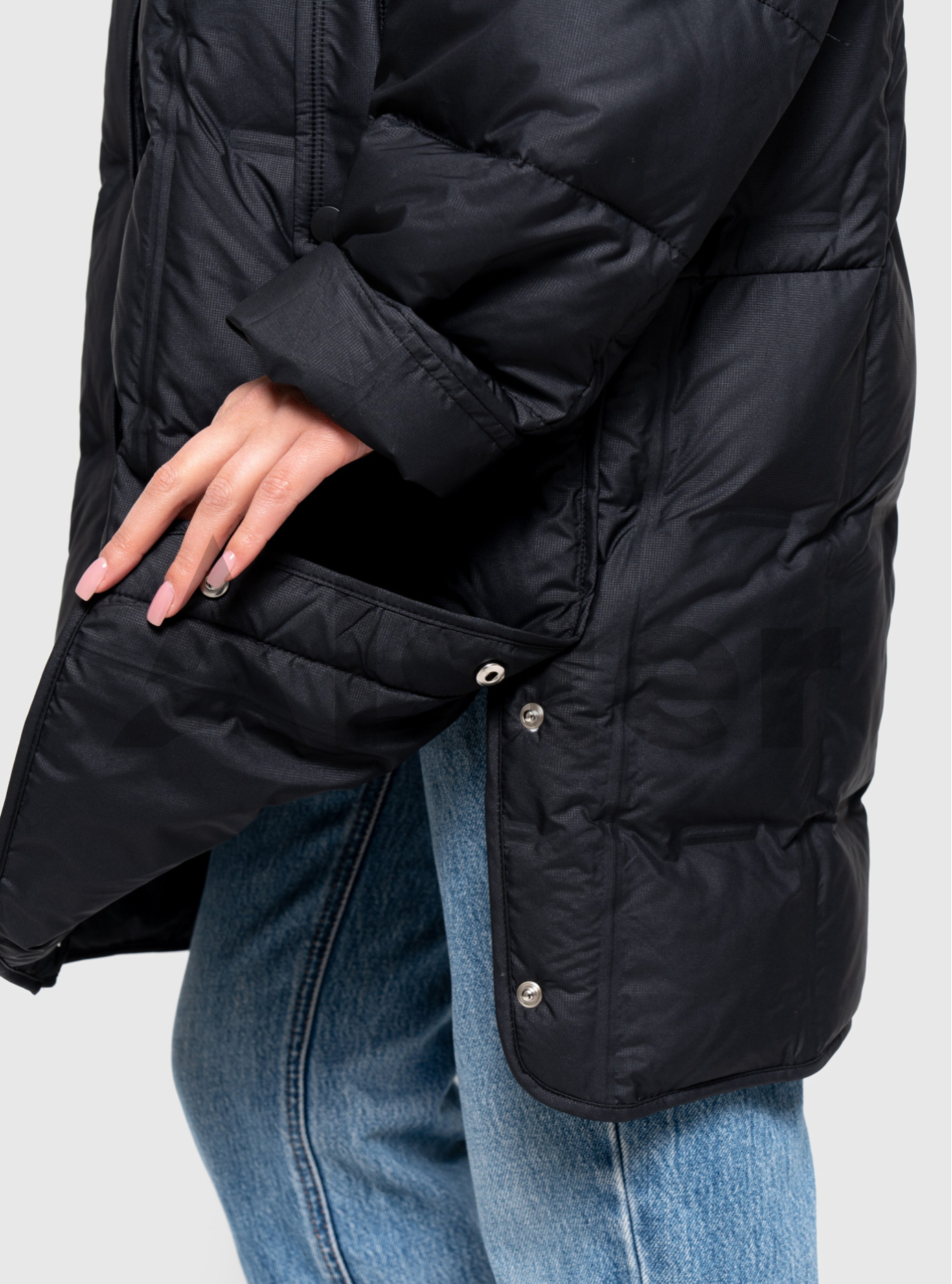 Демисезонная женская куртка 25C686 Snow Owl (большие размеры) Чёрный 2XL (25C686b-02): фото - Alster.ua