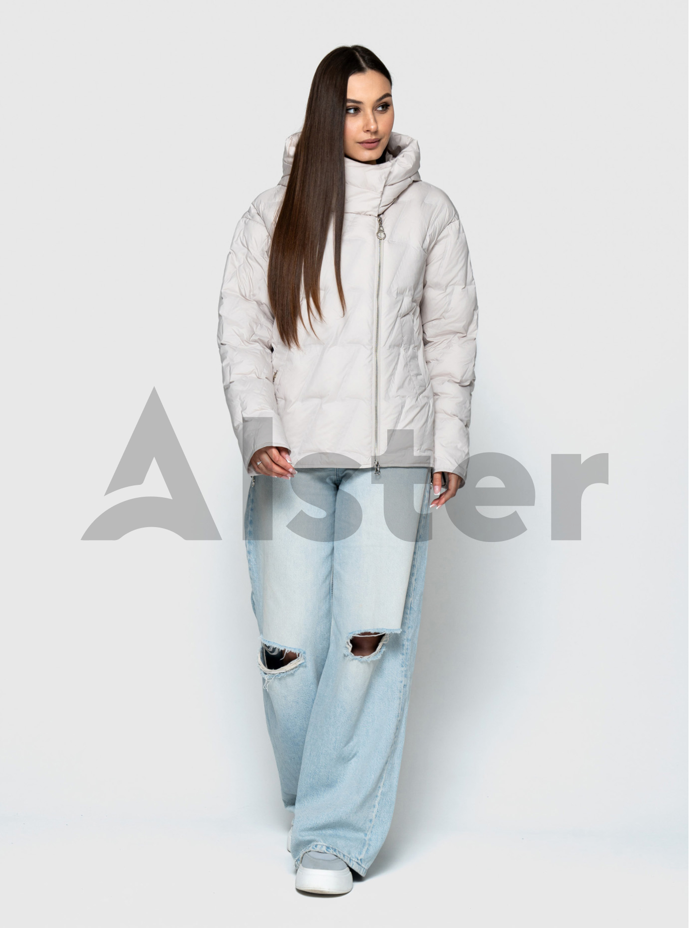 Женская демисезонная куртка 25100 Visdeer Молоко 54 (VS25100-12): фото - Alster.ua