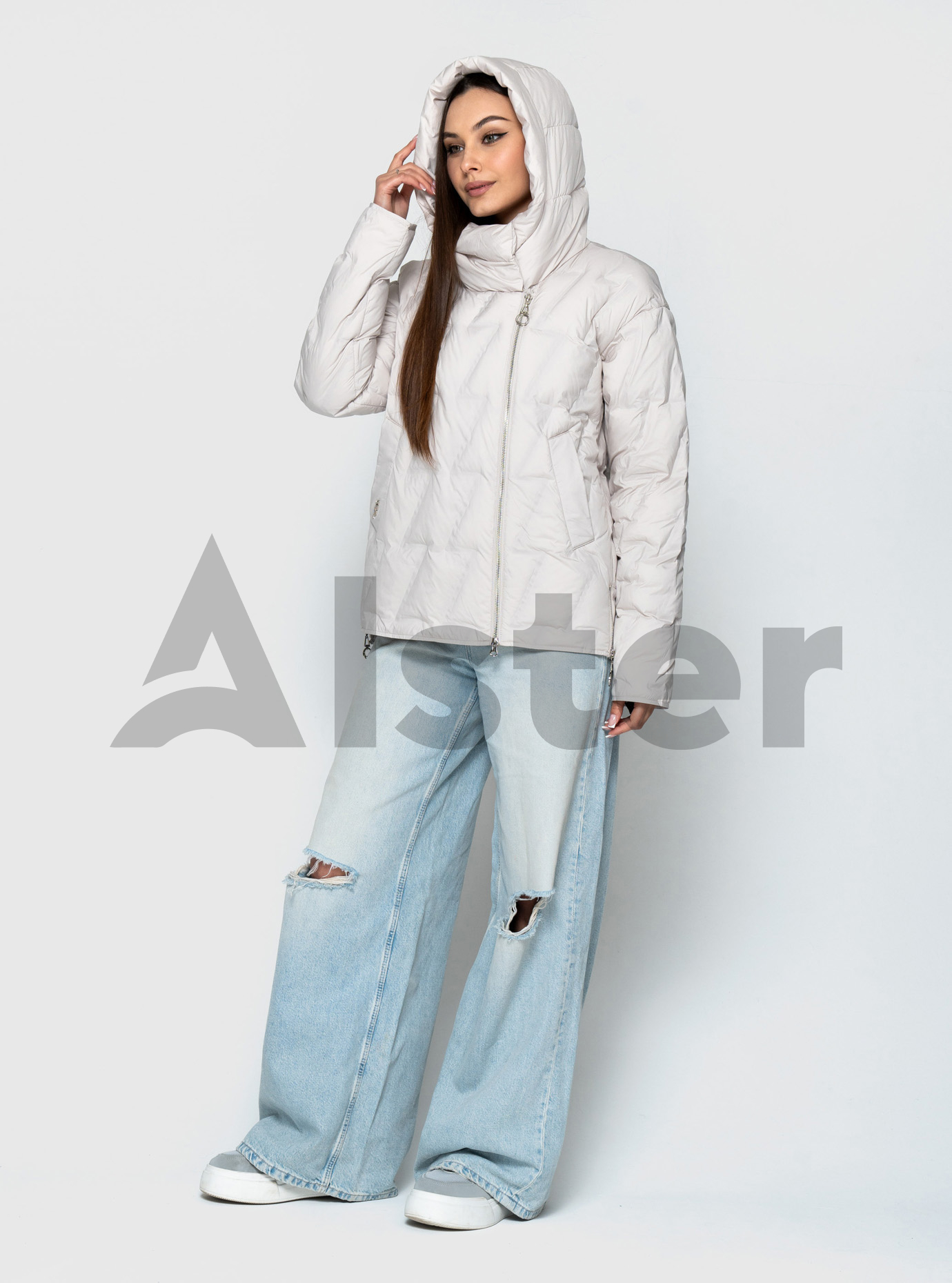 Женская демисезонная куртка 25100 Visdeer Молоко 54 (VS25100-12): фото - Alster.ua