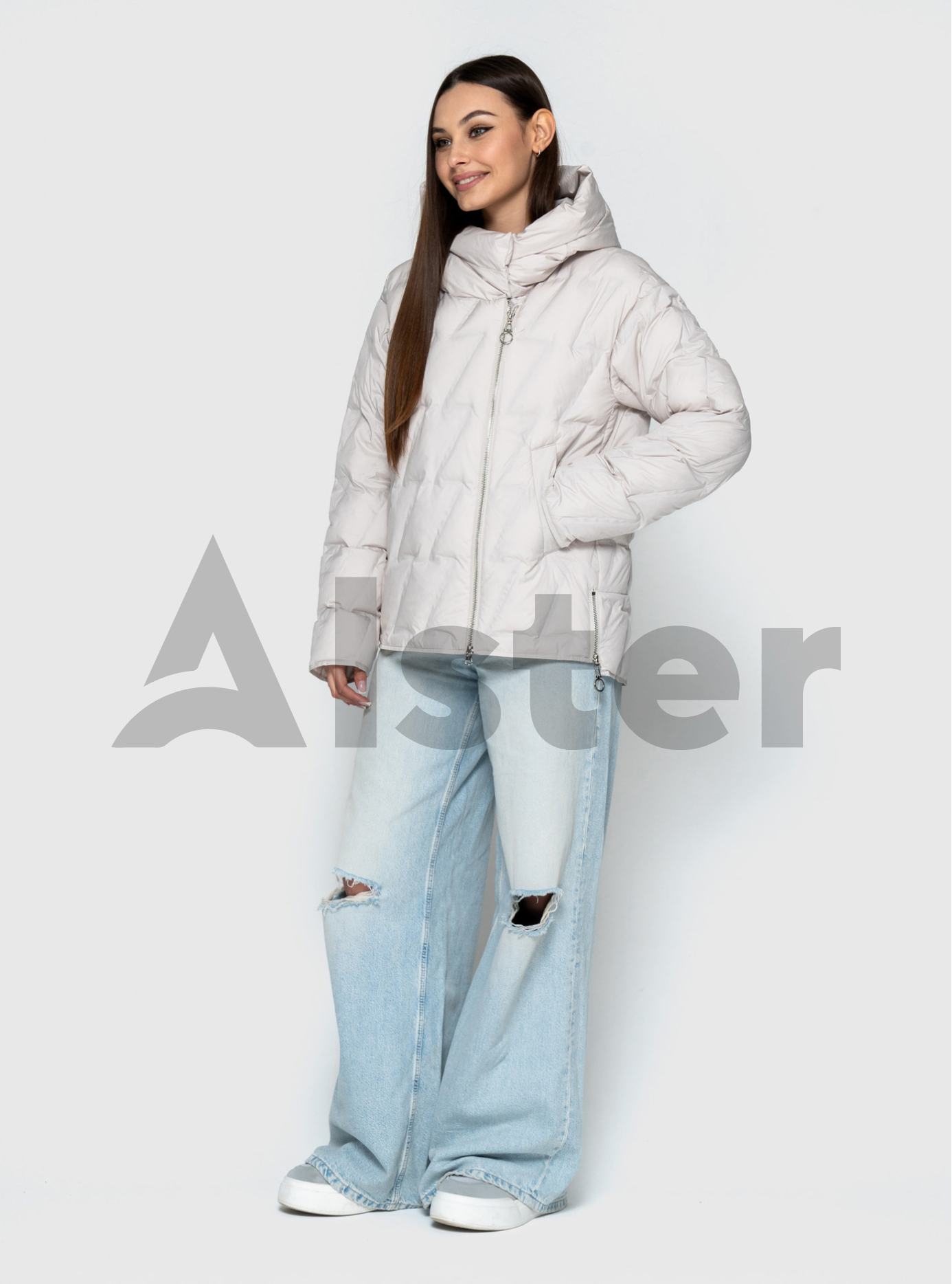 Женская демисезонная куртка 25100 Visdeer Молоко 54 (VS25100-12): фото - Alster.ua