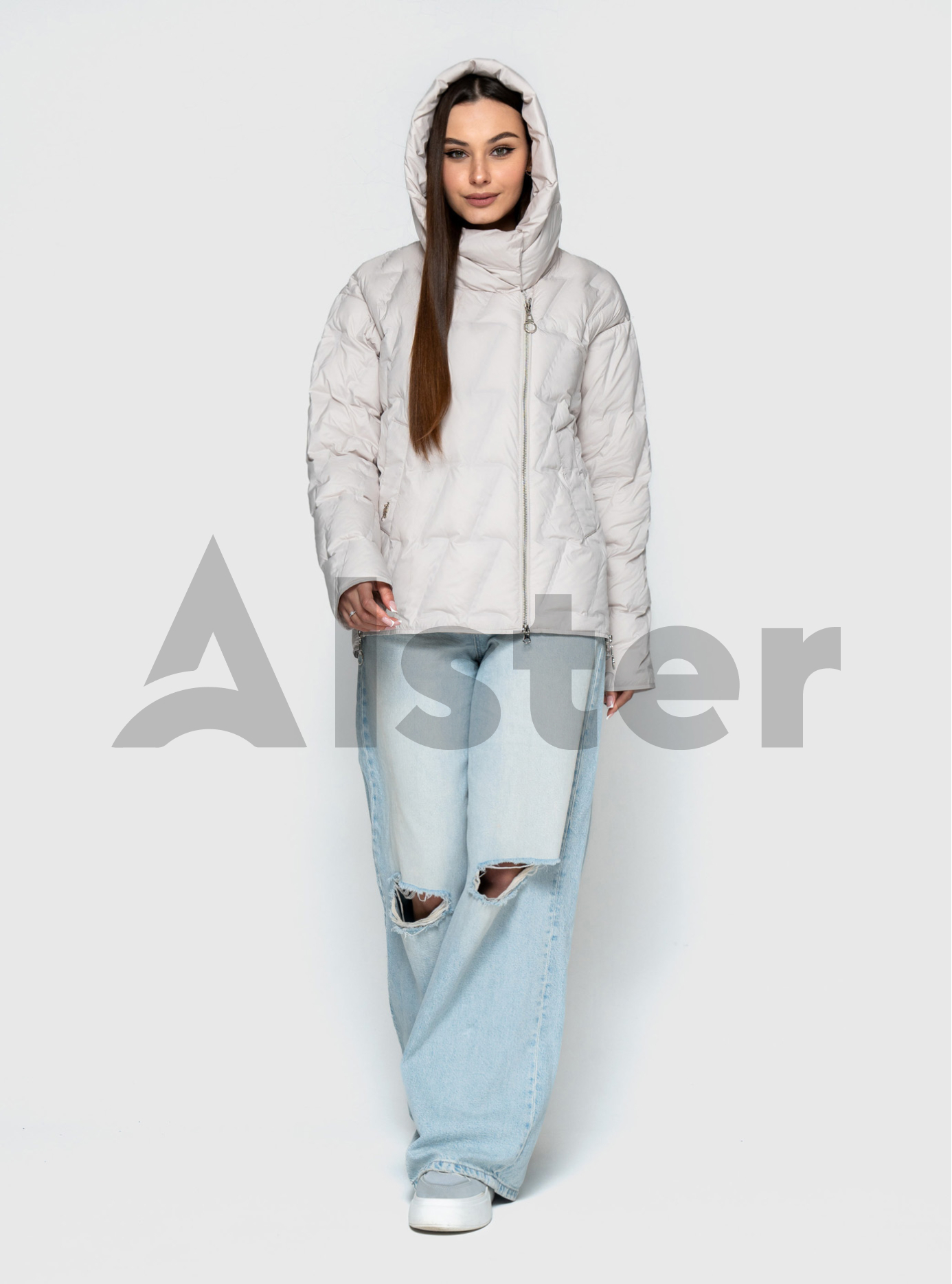 Женская демисезонная куртка 25100 Visdeer Молоко 54 (VS25100-12): фото - Alster.ua