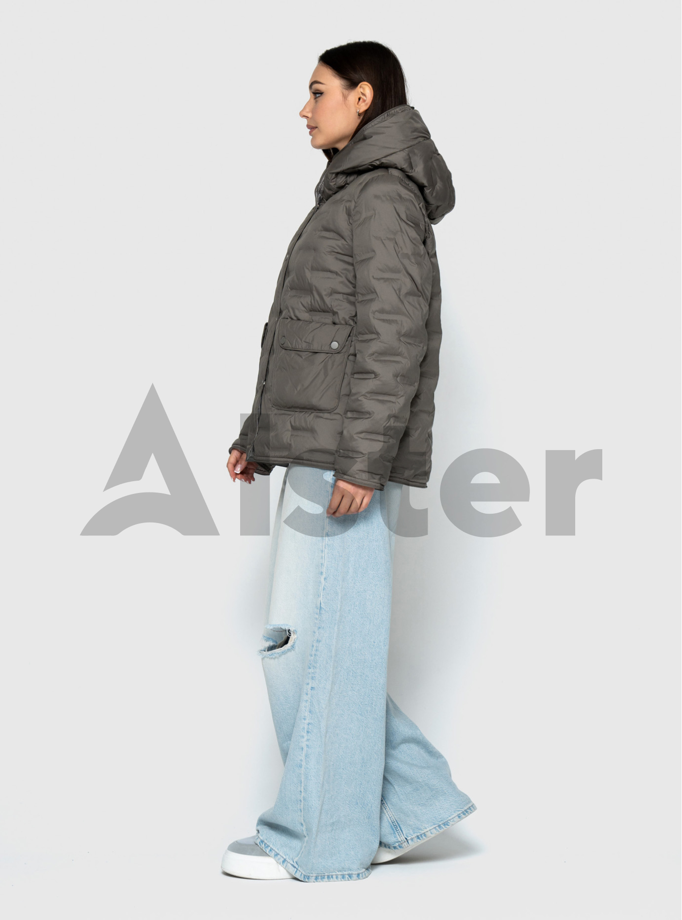 Женская демисезонная куртка 25101 Visdeer Оливковый 48 (VS25101-15): фото - Alster.ua