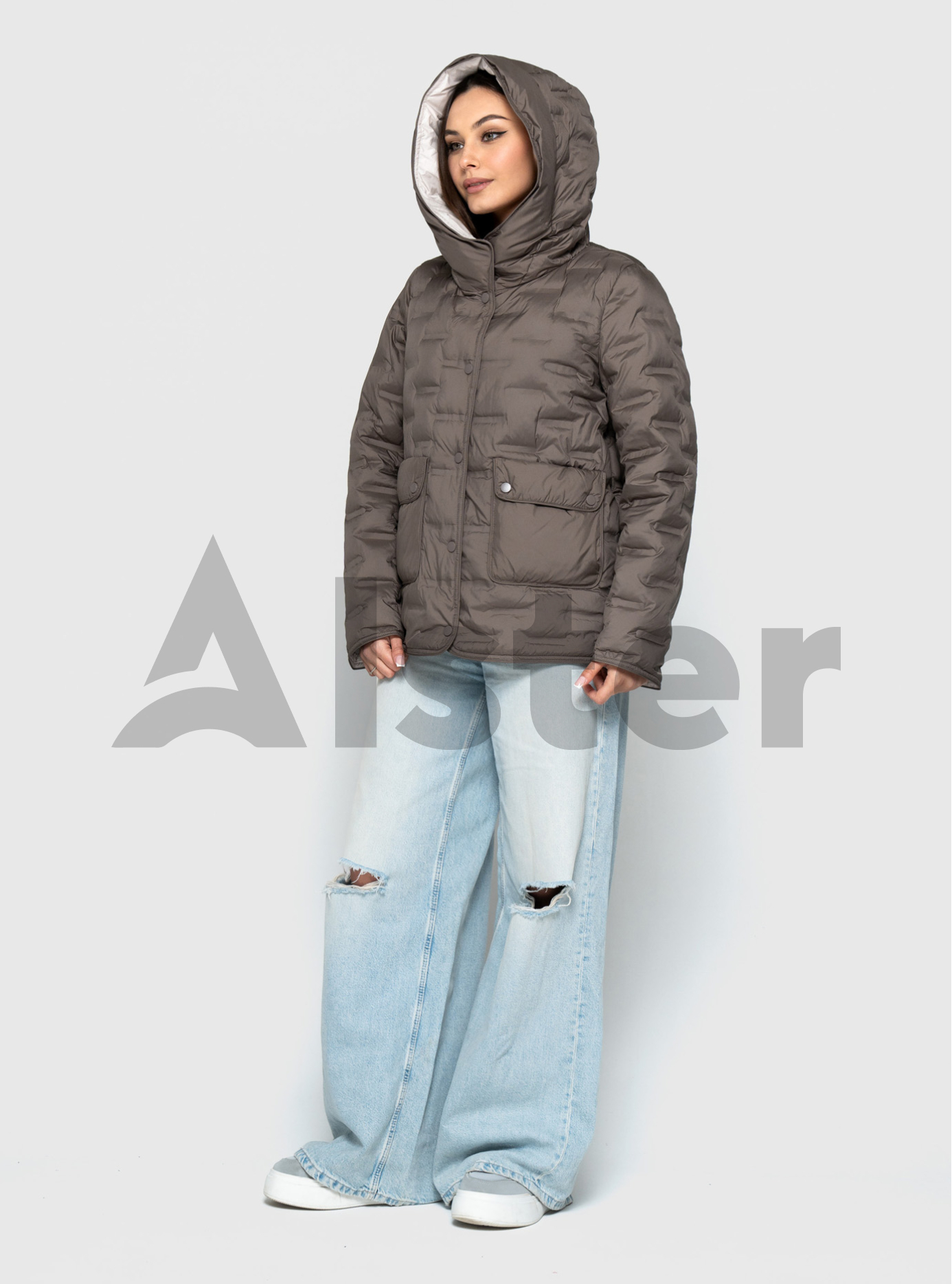 Женская демисезонная куртка 25101 Visdeer Визон 50 (VS25101-22): фото - Alster.ua