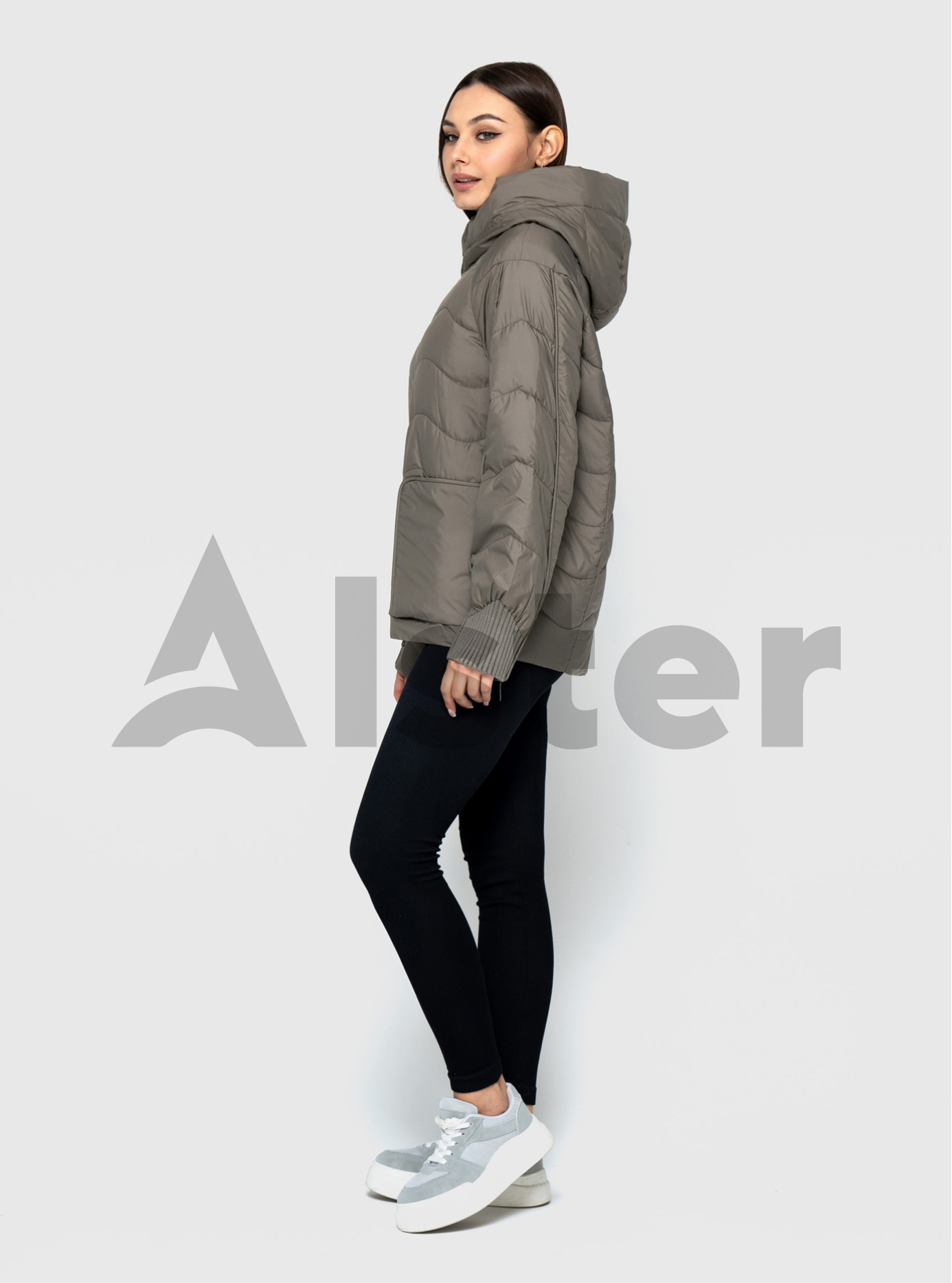 Женская куртка 2581 Visdeer весна/осень Светло-оливковый 42 (VS2581-06): фото - Alster.ua