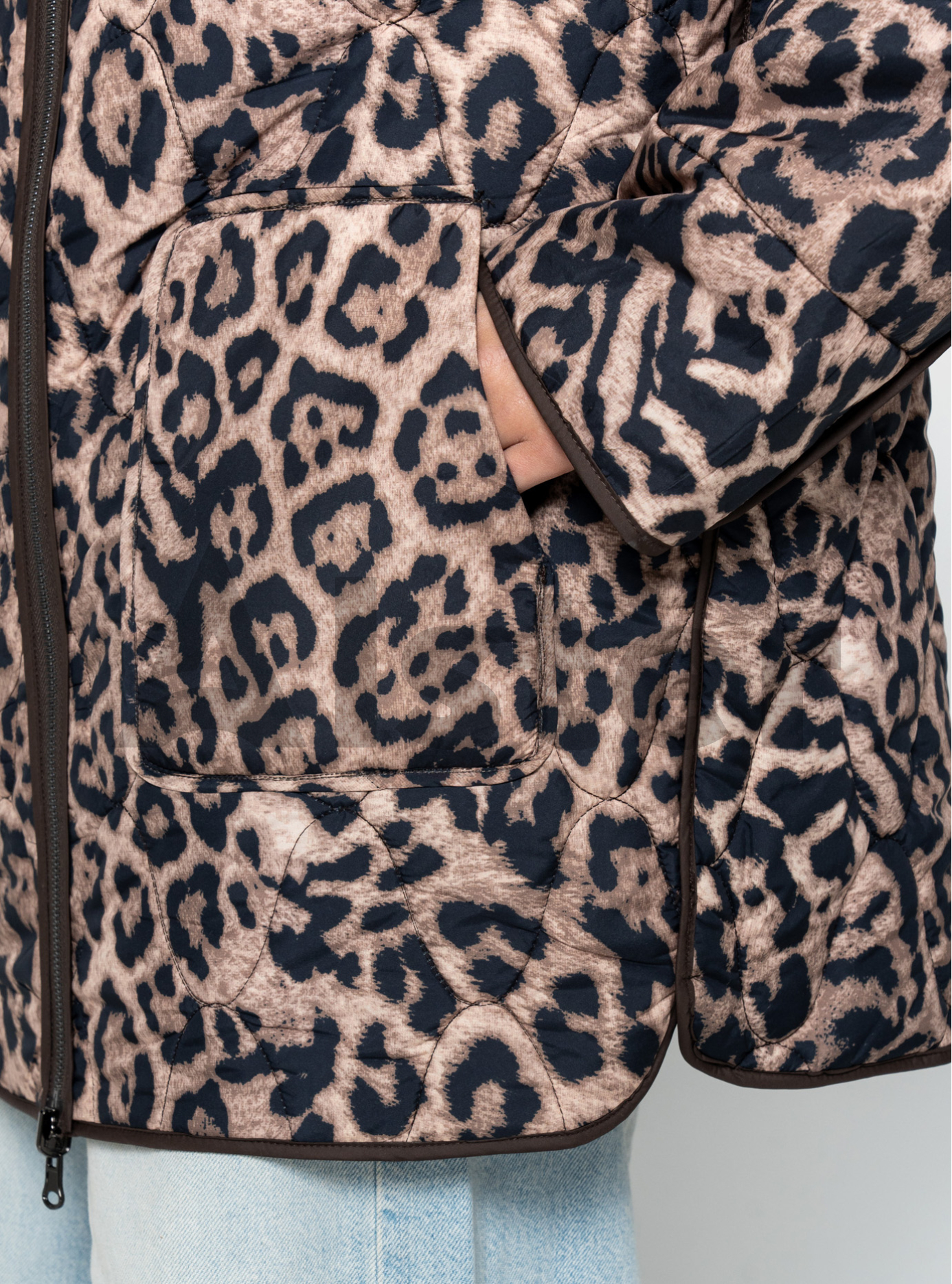 Женская двусторонняя куртка 2591 Visdeer (большие размеры) Чёрный 54 (VS2591-04): фото - Alster.ua