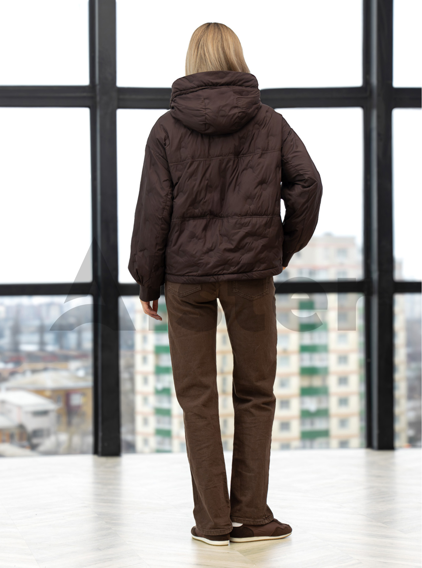 Женская демисезонная куртка Jc.Rosy Pink 2788 Шоколадный 50 (JRP2788-10): фото - Alster.ua