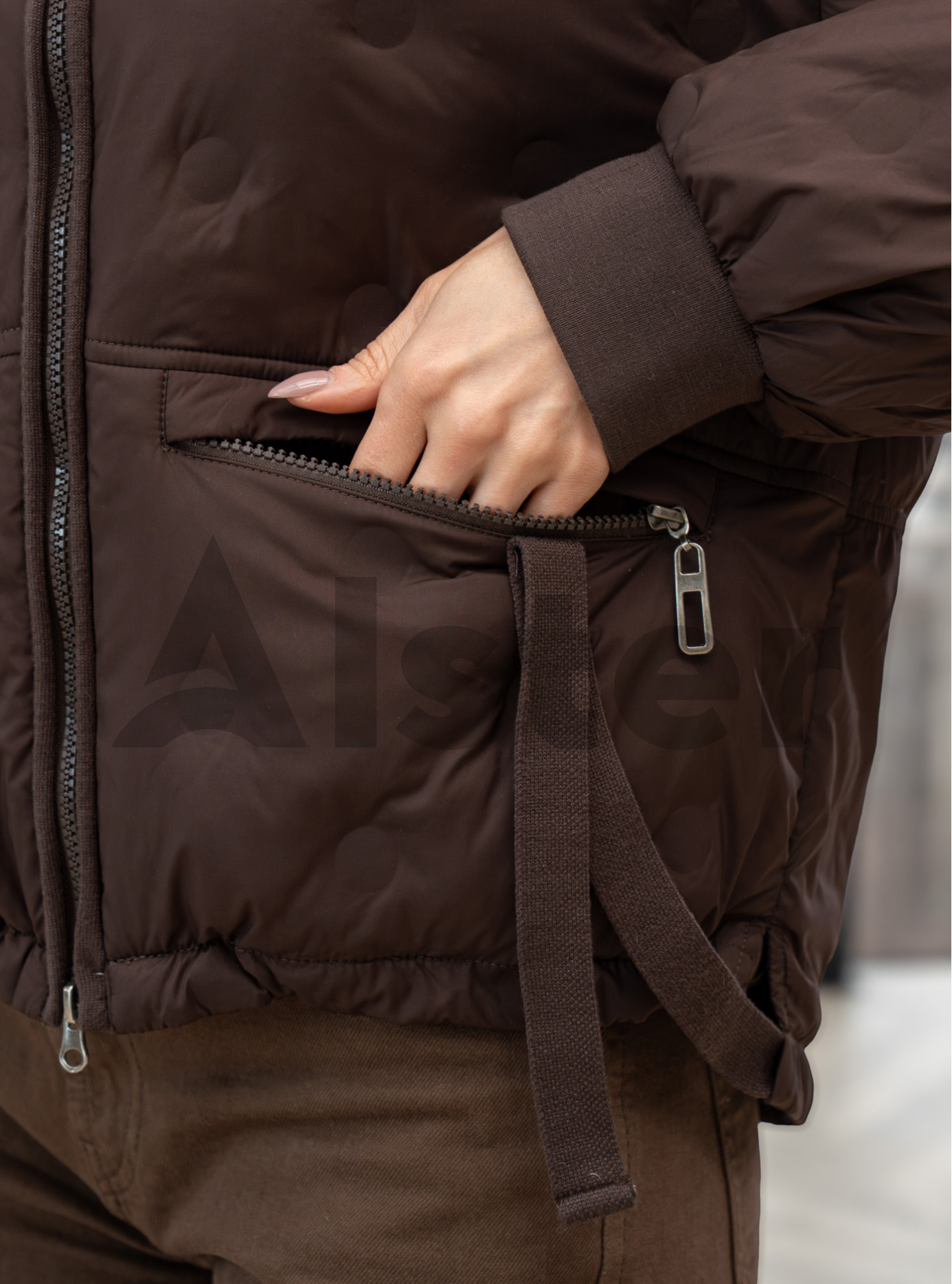 Женская демисезонная куртка Jc.Rosy Pink 2788 Шоколадный 50 (JRP2788-10): фото - Alster.ua