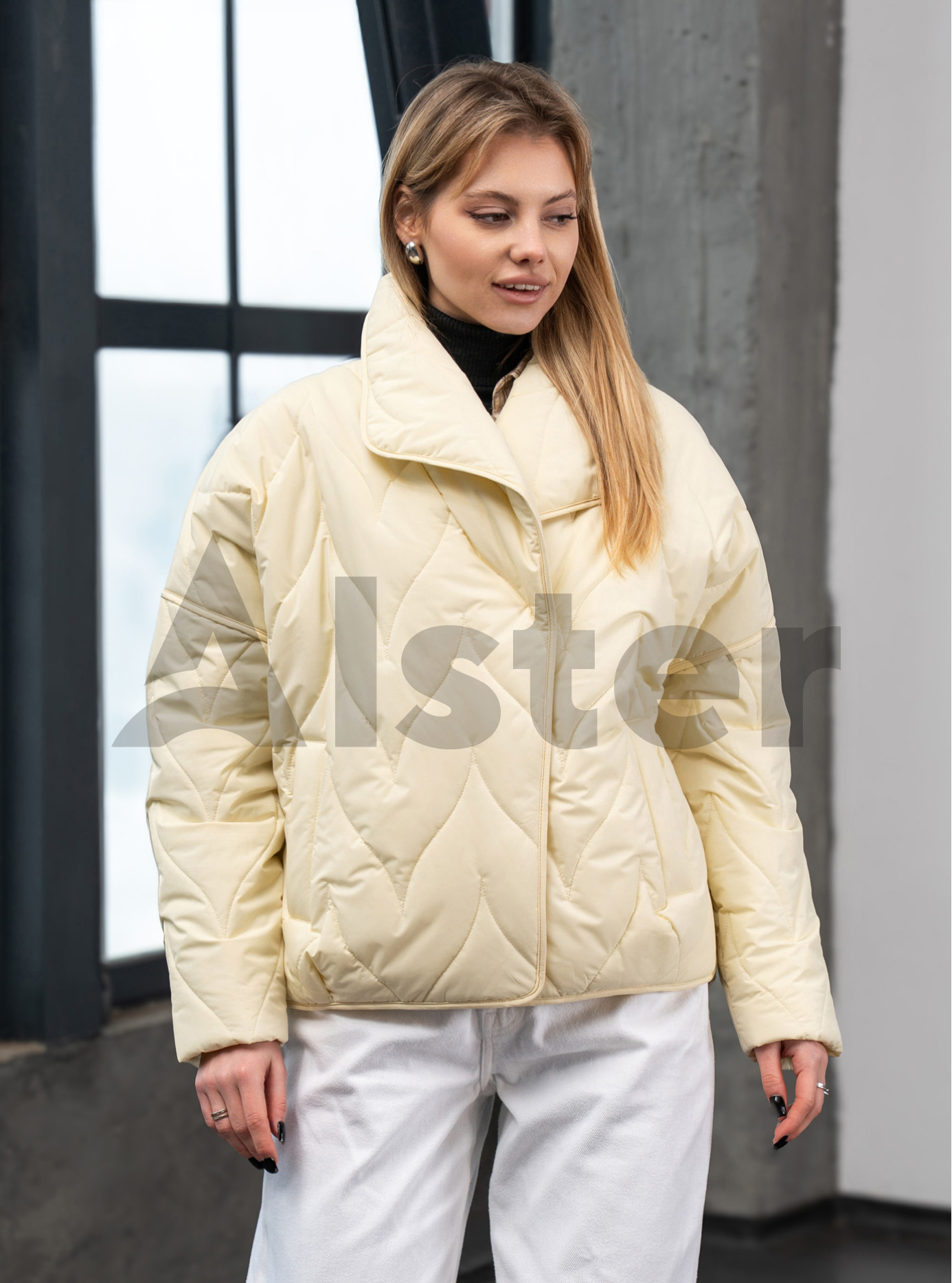 Женская демисезонная куртка Kattaleya 695 Светлый желтый 42 (KTL695-16): фото - Alster.ua