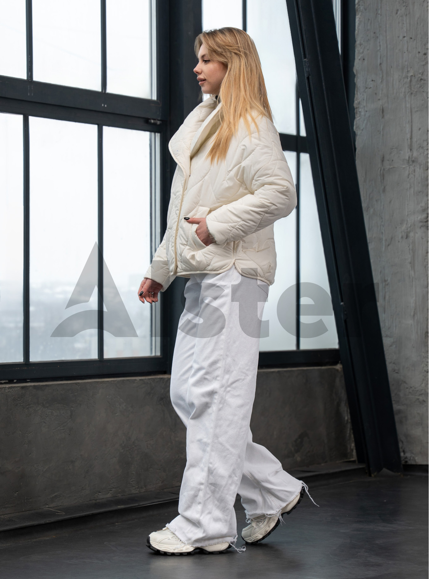 Женская демисезонная куртка Kattaleya 695 Молоко 48 (KTL695-14): фото - Alster.ua