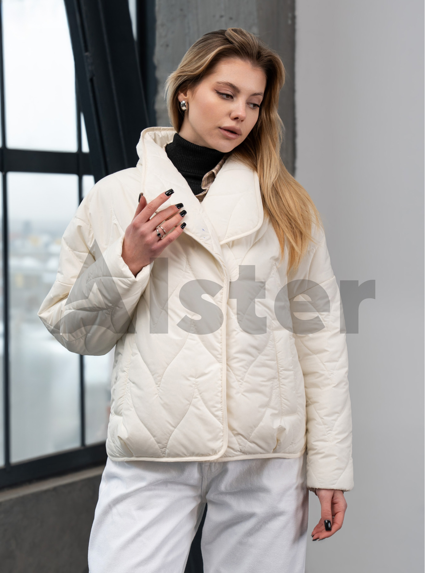 Женская демисезонная куртка Kattaleya 695 Молоко 48 (KTL695-14): фото - Alster.ua