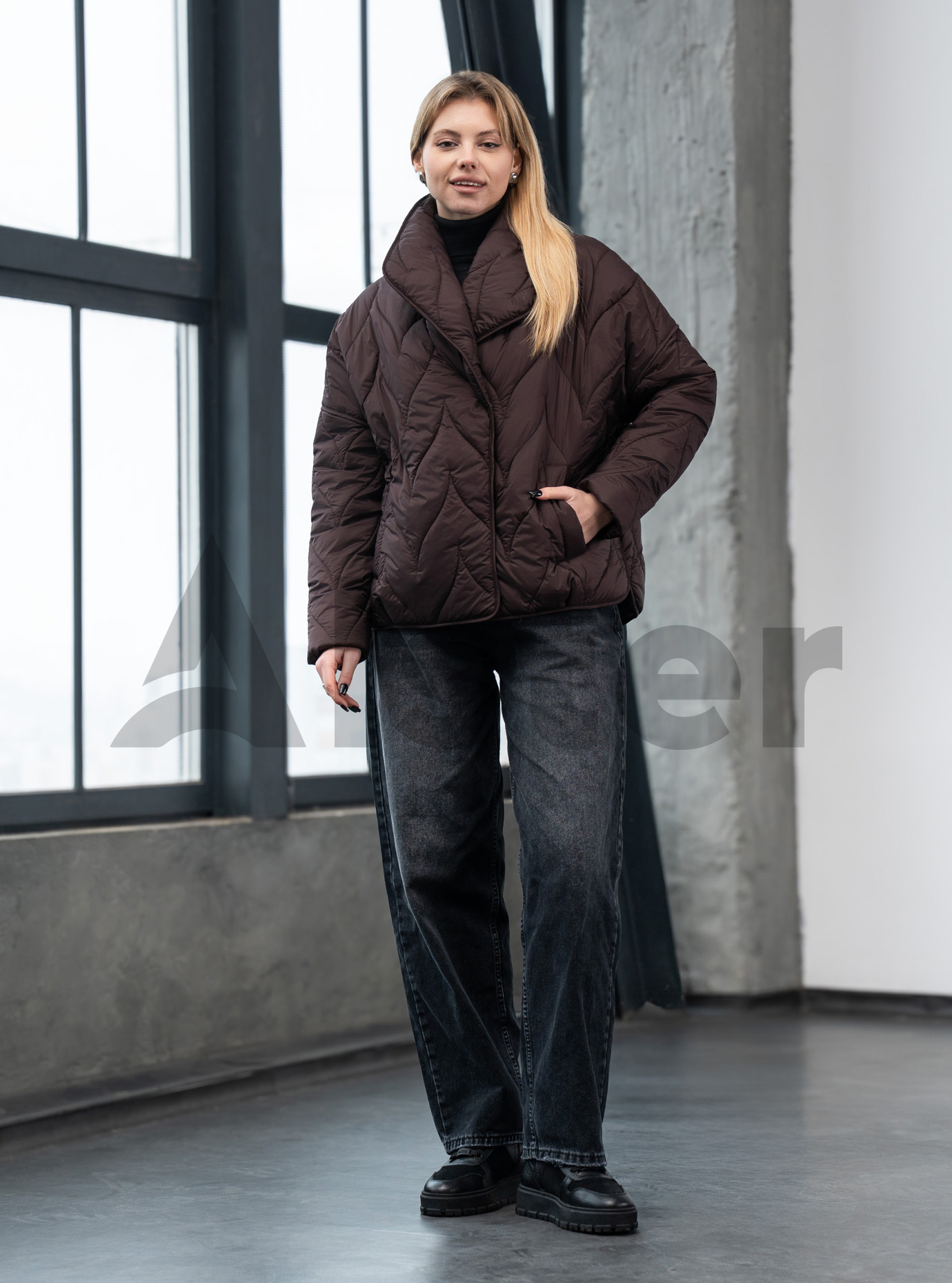 Женская демисезонная куртка Kattaleya 695 Шоколадный 44 (KTL695-02): фото - Alster.ua