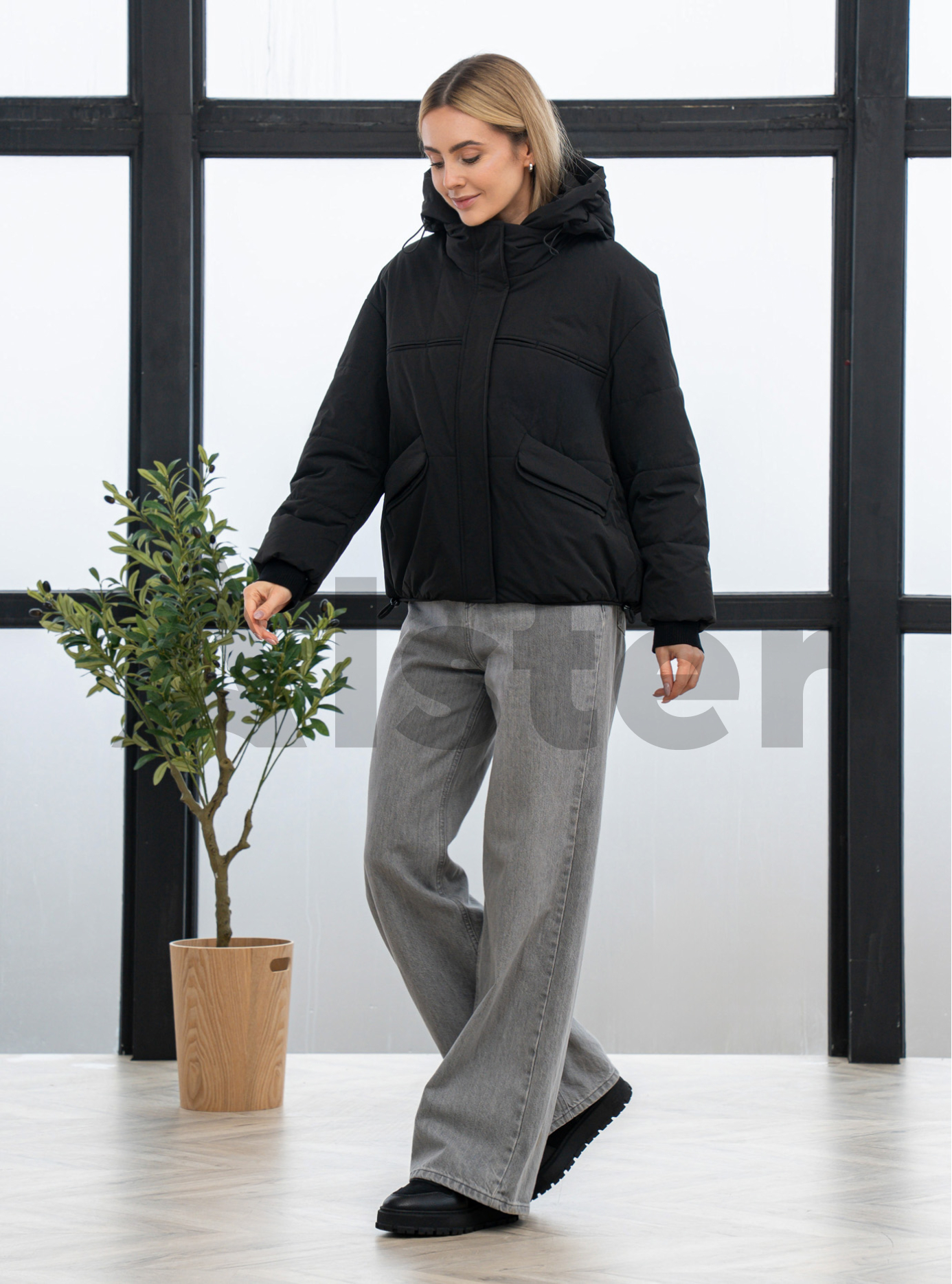 Женская демисезонная куртка Meajiateer 27MJ6607 Чёрный XL (27MJ6607-19): фото - Alster.ua