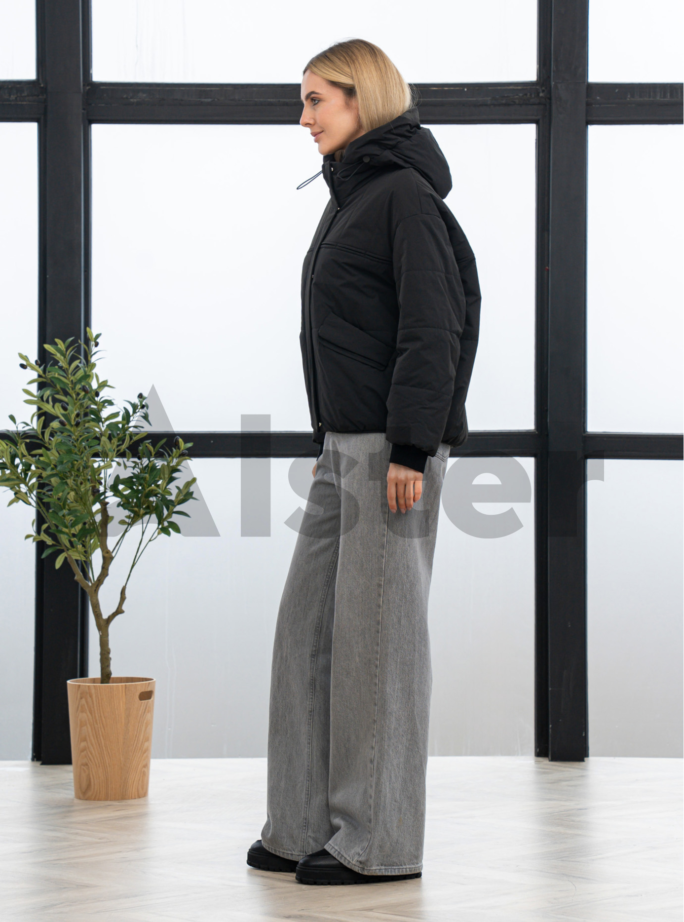 Женская демисезонная куртка Meajiateer 27MJ6607 Чёрный XL (27MJ6607-19): фото - Alster.ua