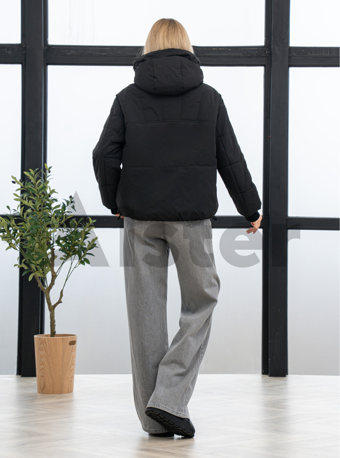 Женская демисезонная куртка Meajiateer 27MJ6607 Чёрный XL (27MJ6607-19): фото - Alster.ua