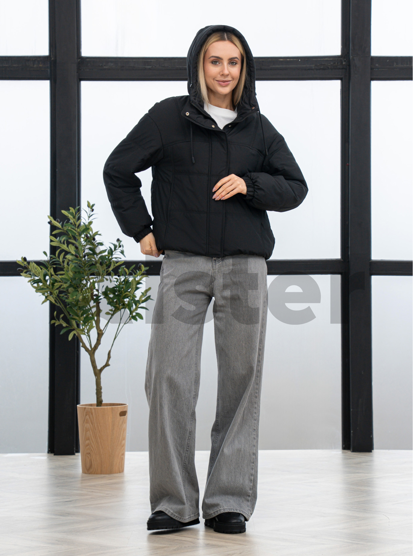 Женская демисезонная куртка Meajiateer 27MJ6626 Чёрный XL (27MJ6626-04): фото - Alster.ua