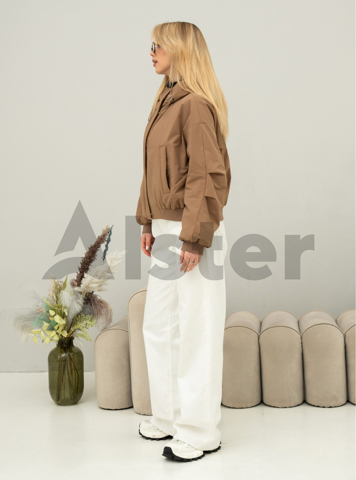 Женская куртка оверсайз Snow Owl 26C122 Коричневый S (26C122-08): фото - Alster.ua