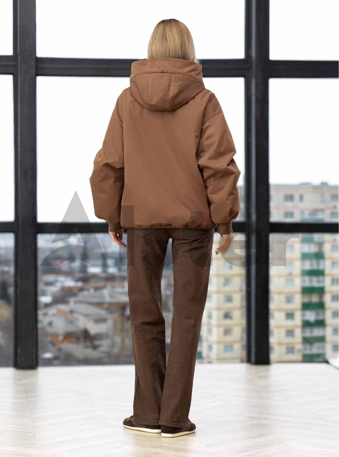 Короткая женская куртка 25C345 Snow Owl весна/осень Шоколадный S (25C345-09): фото - Alster.ua