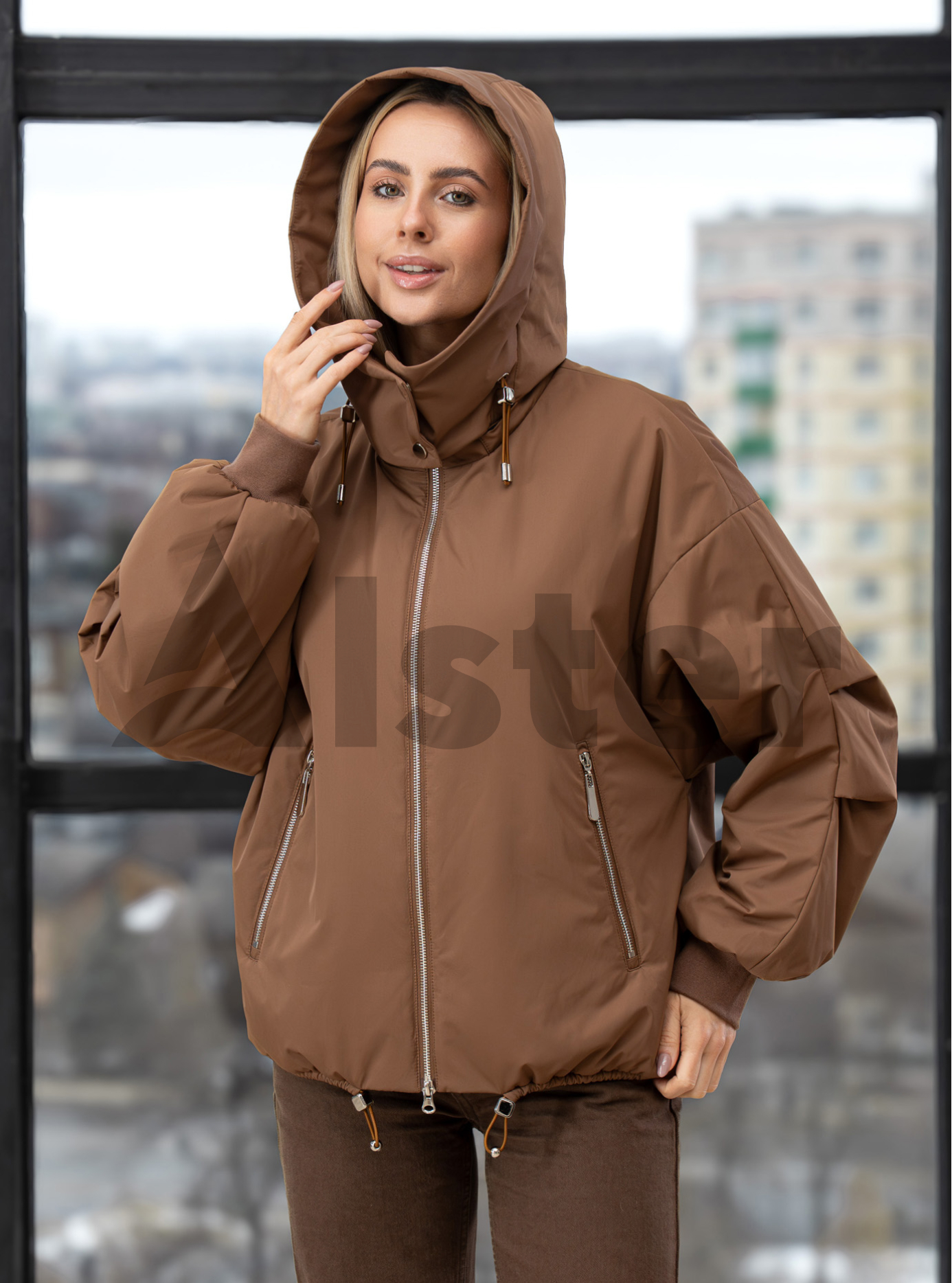 Короткая женская куртка 25C345 Snow Owl весна/осень Шоколадный S (25C345-09): фото - Alster.ua